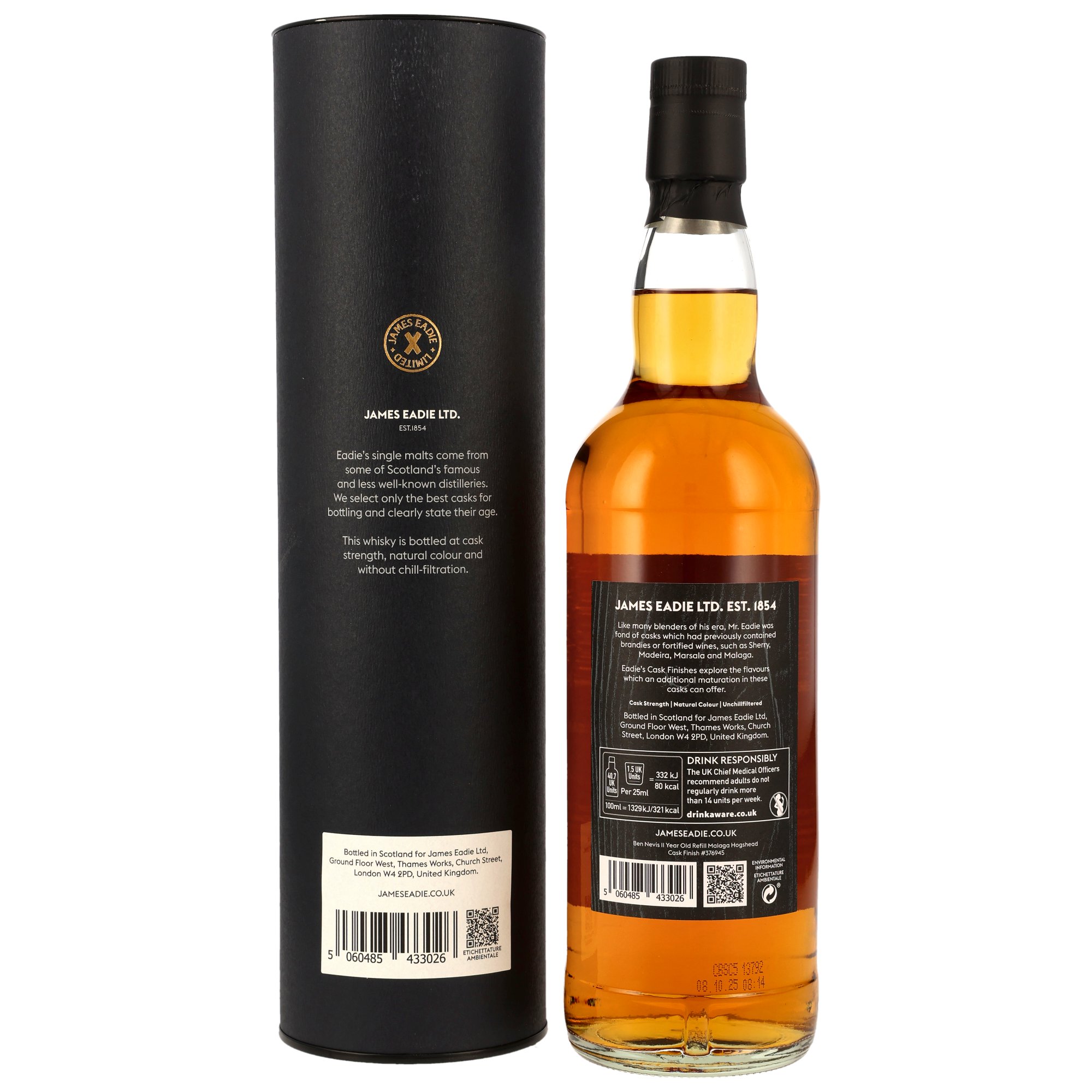Ben Nevis 2014/2025 - 11 y.o. - Malaga Cask #376945 - James Eadie