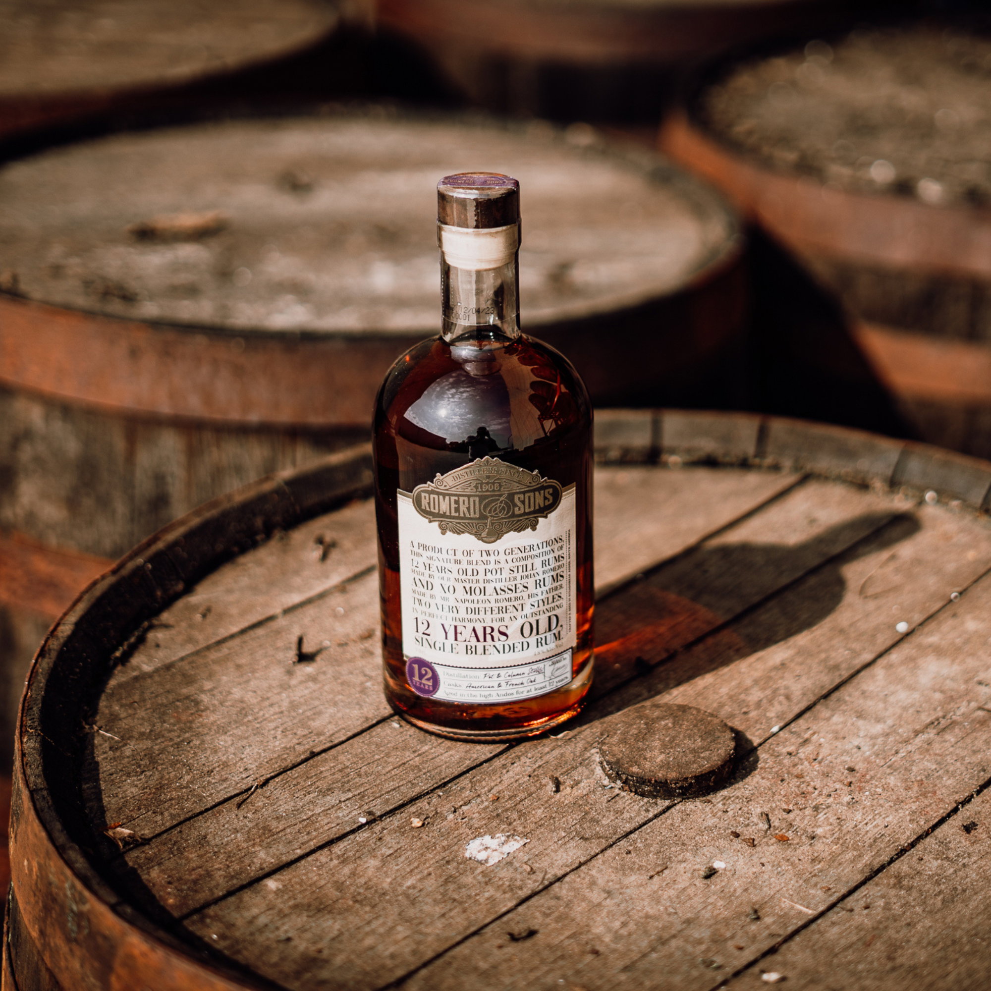 Romero & Sons 12 y.o. Single Blended Rum - Ecuador