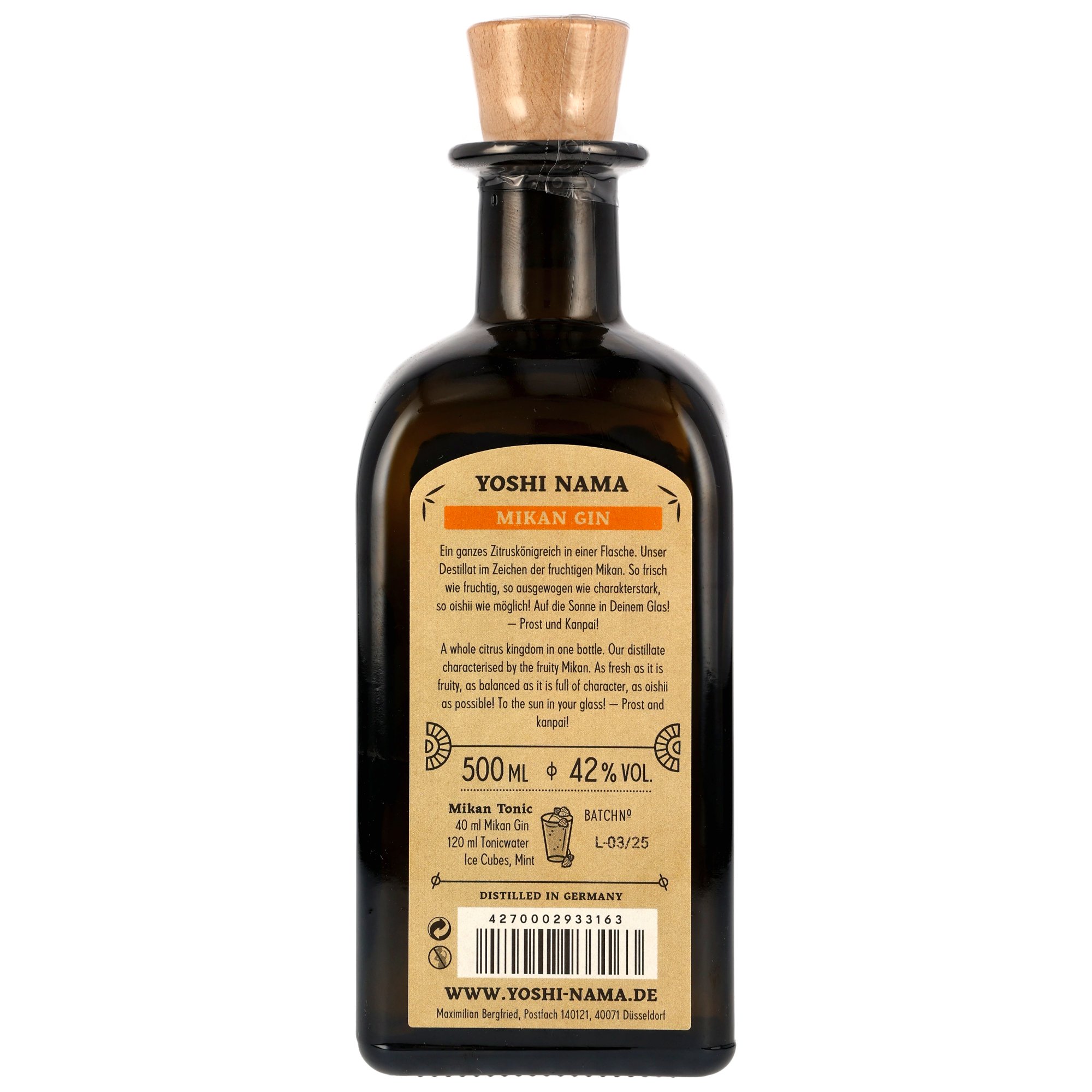 Yoshi Nama Mikan Gin