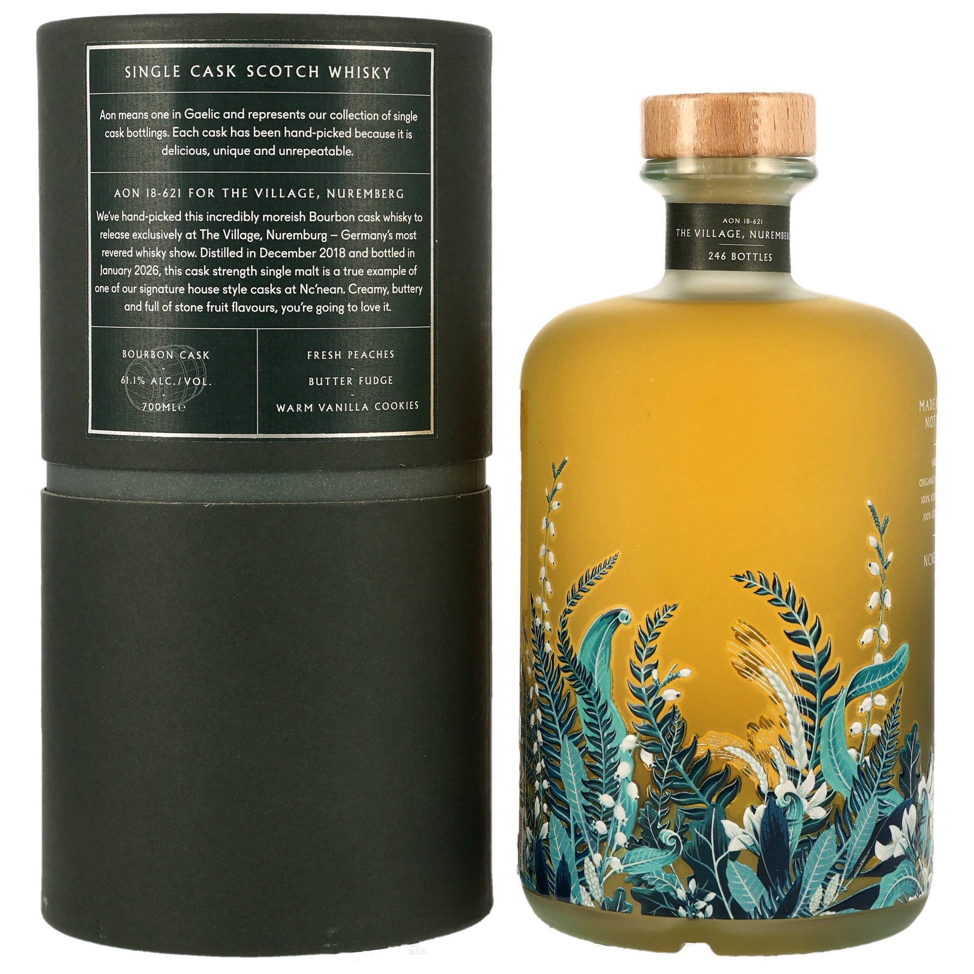 Nc'nean Aon - Bourbon Single Cask #18-621 - The Village Nürnberg