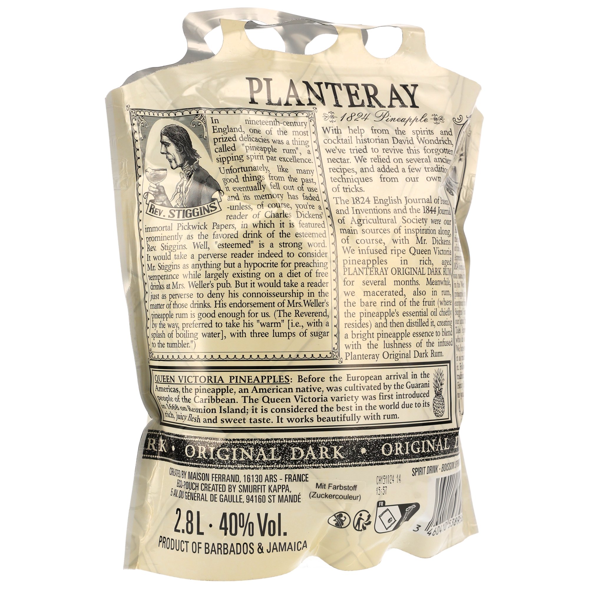 Planteray (Plantation) Pineapple Stiggins' Fancy - 2,8L Pouch