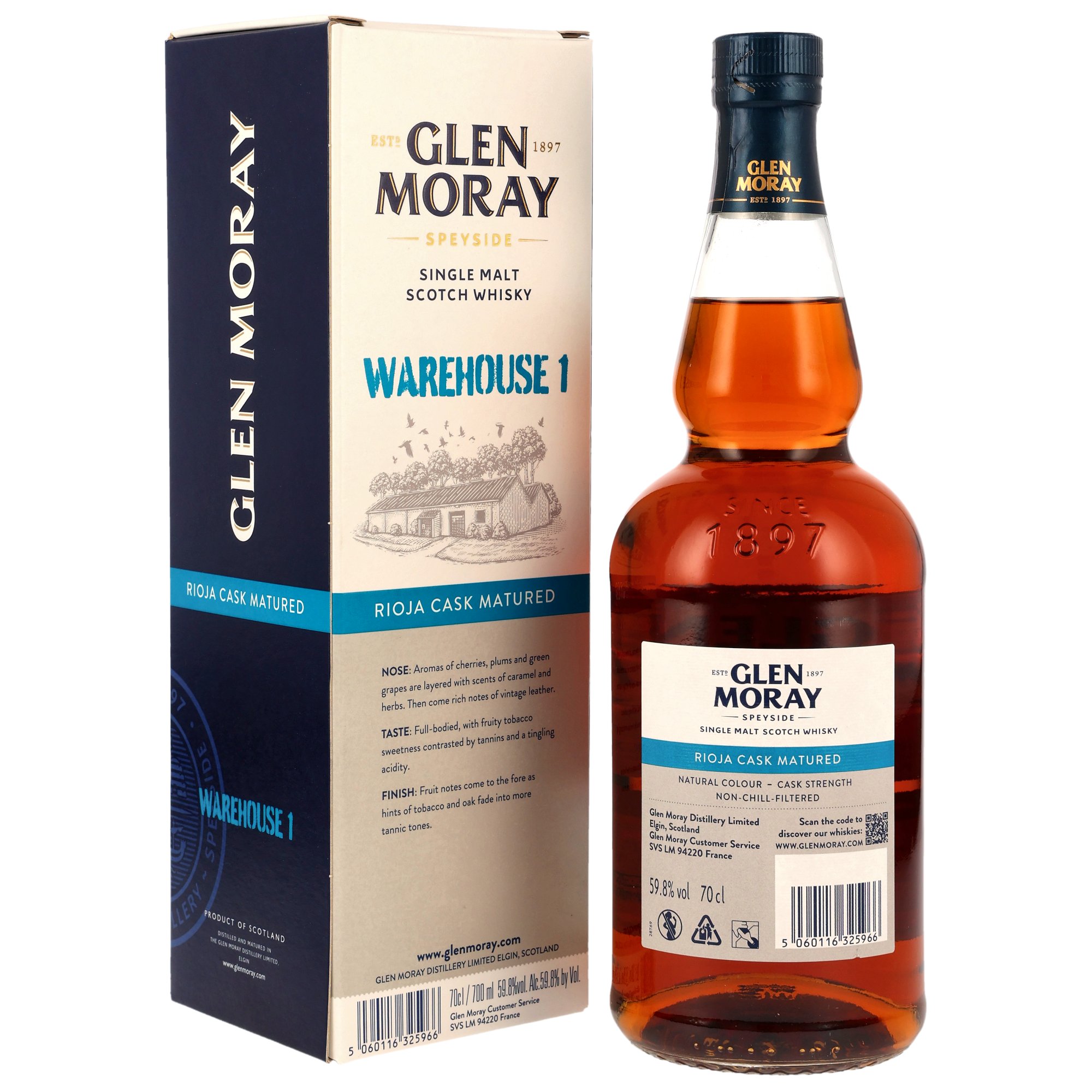Glen Moray 2015/2023 - 8 y.o. - Warehouse 1 Rioja Cask