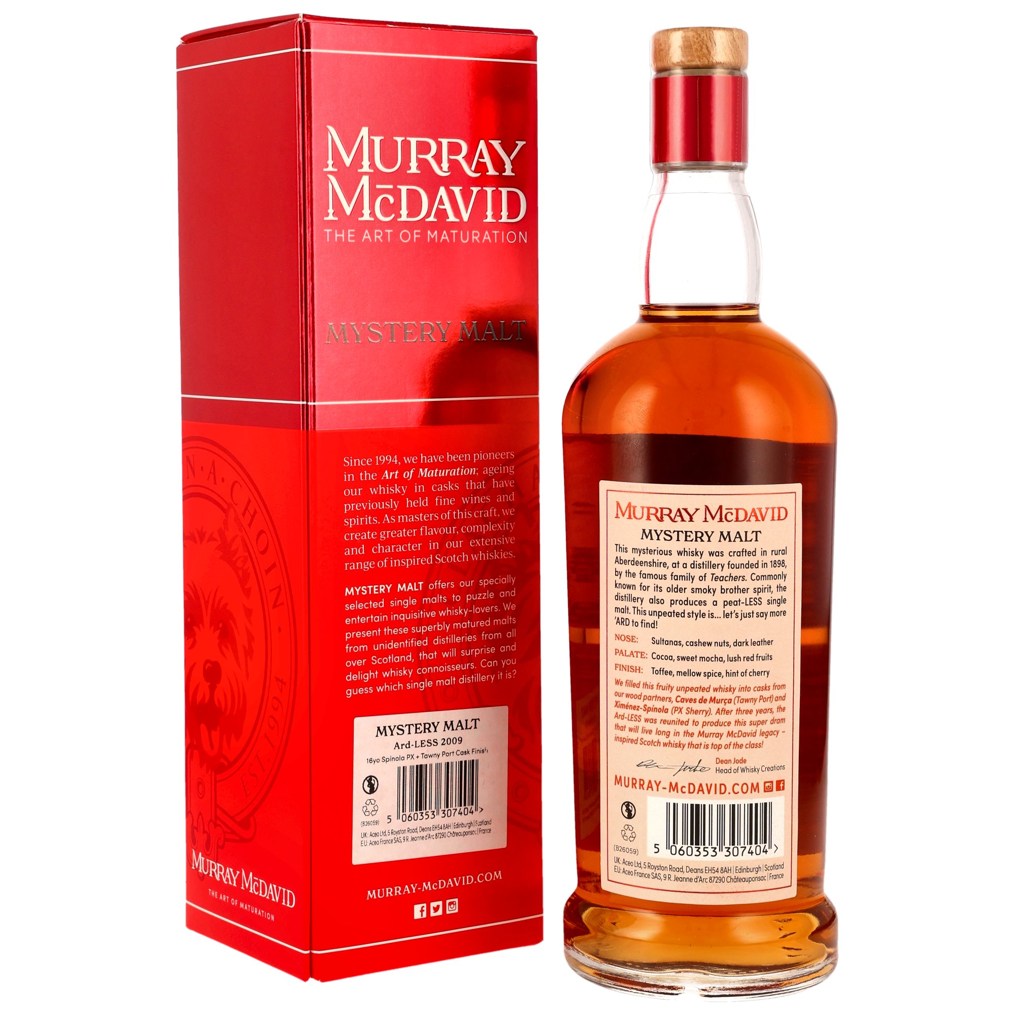 Ard-LESS Mystery Malt 2019/2026 - 16 y.o. - PX + Tawny Port - Murray McDavid