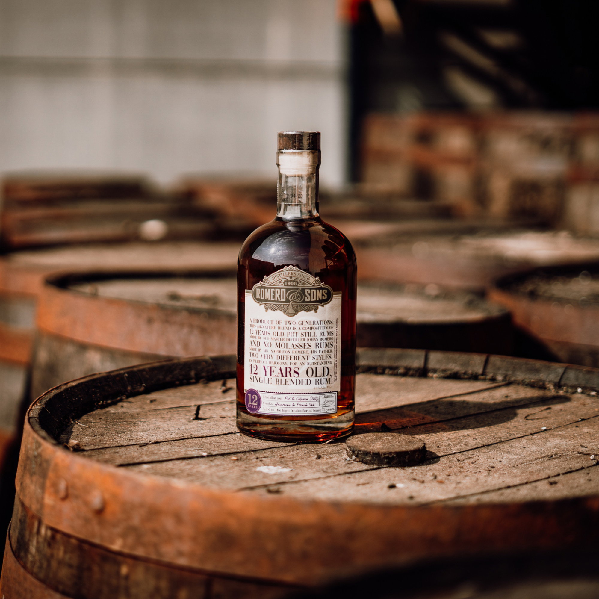 Romero & Sons 12 y.o. Single Blended Rum - Ecuador