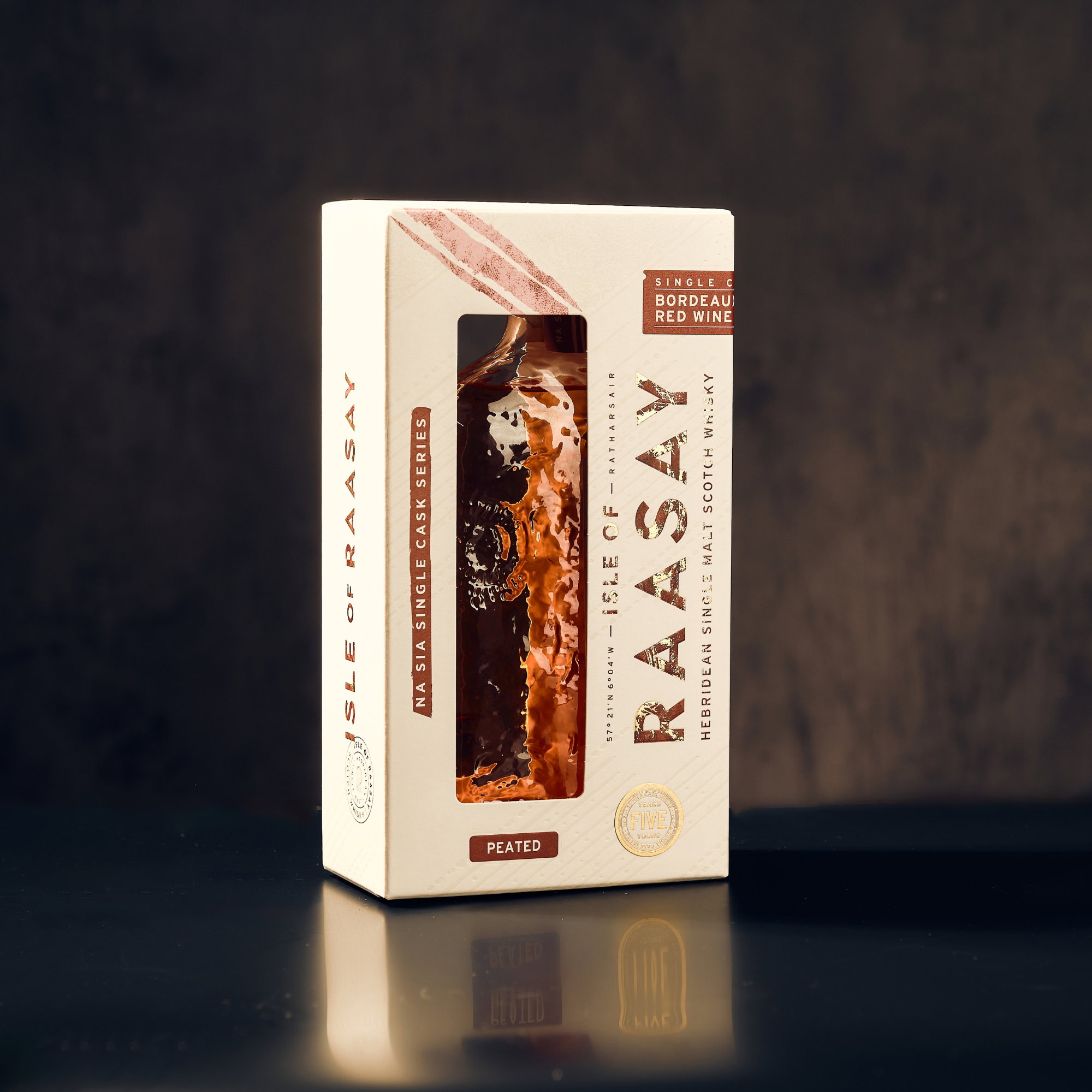 Isle of Raasay - 5 y.o. - Single Malt Whisky - Single Cask #18/721 Peated Red Wine Cask