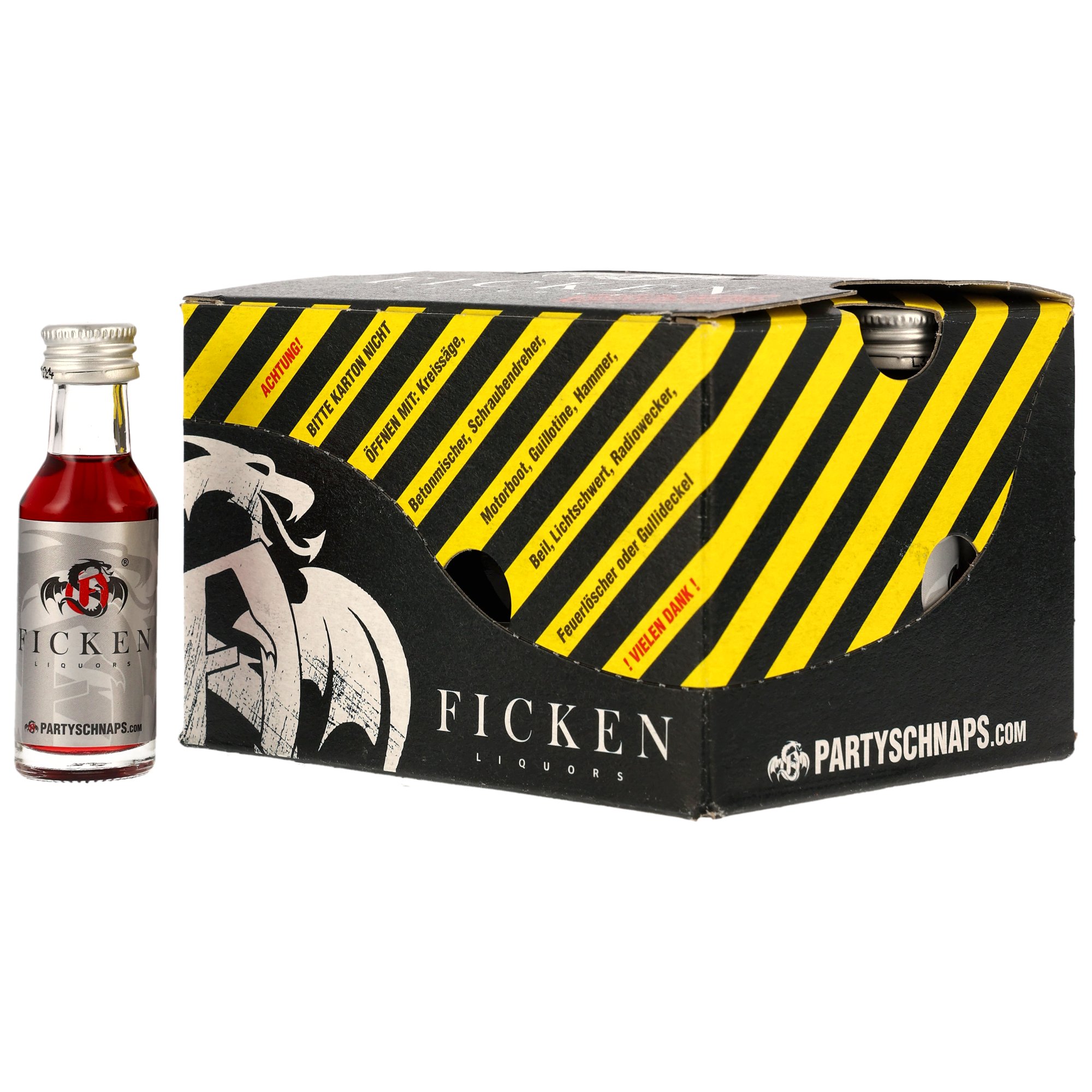 FICKEN Likör (Jostabeeren) 20x0,02l Minis - Abgabe nur als VE