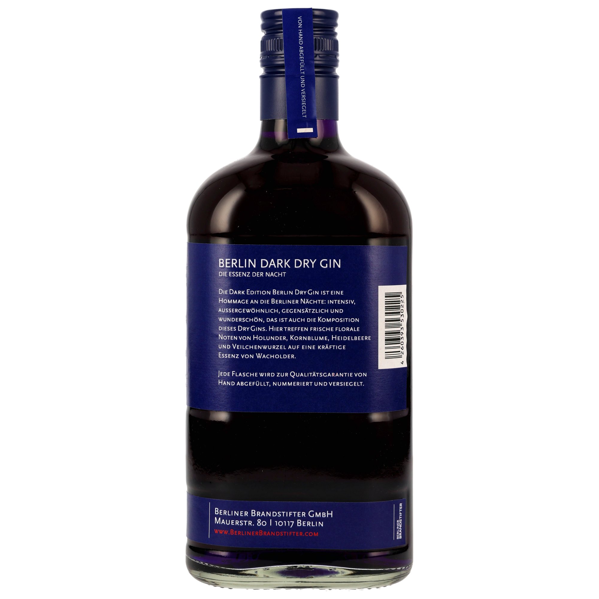 Berliner Brandstifter Berlin Dark Dry Gin