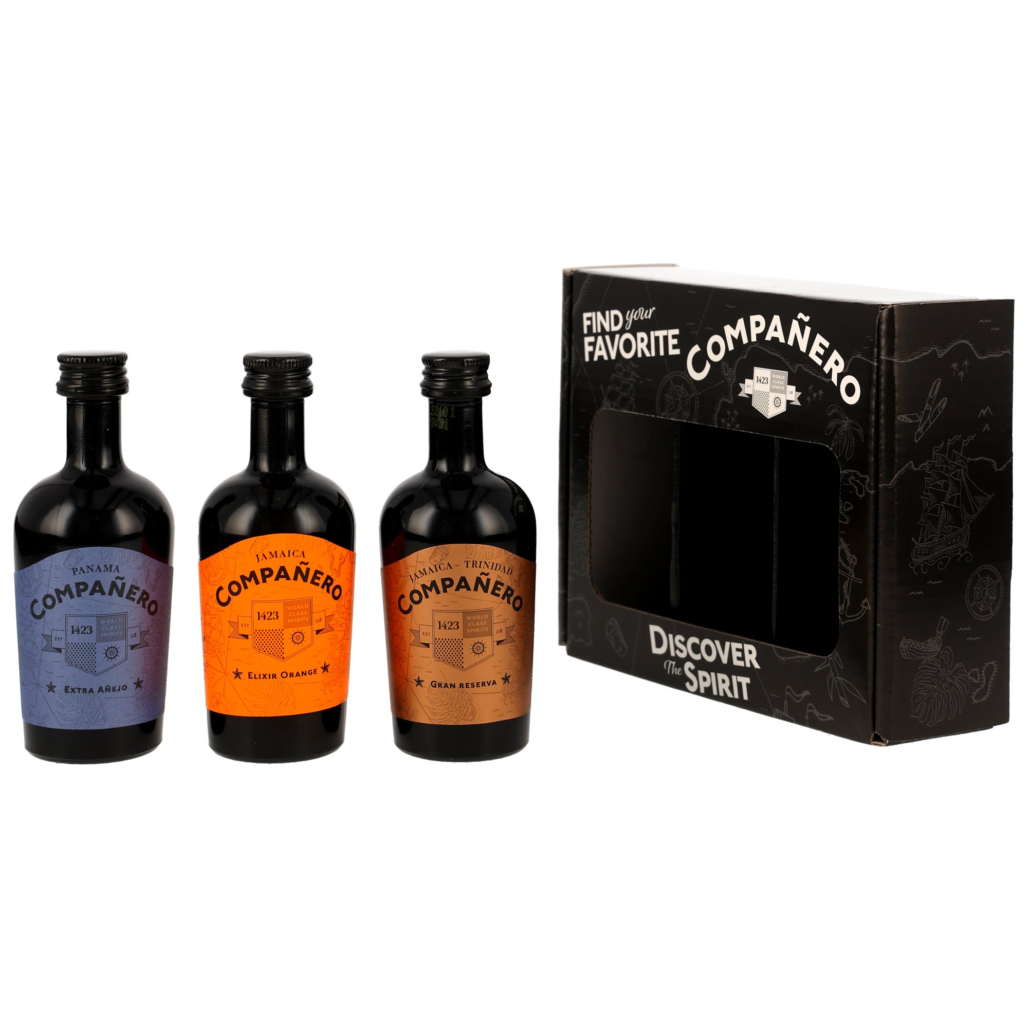 Companero Tasting Box 3x0,05l - neue Ausstattung