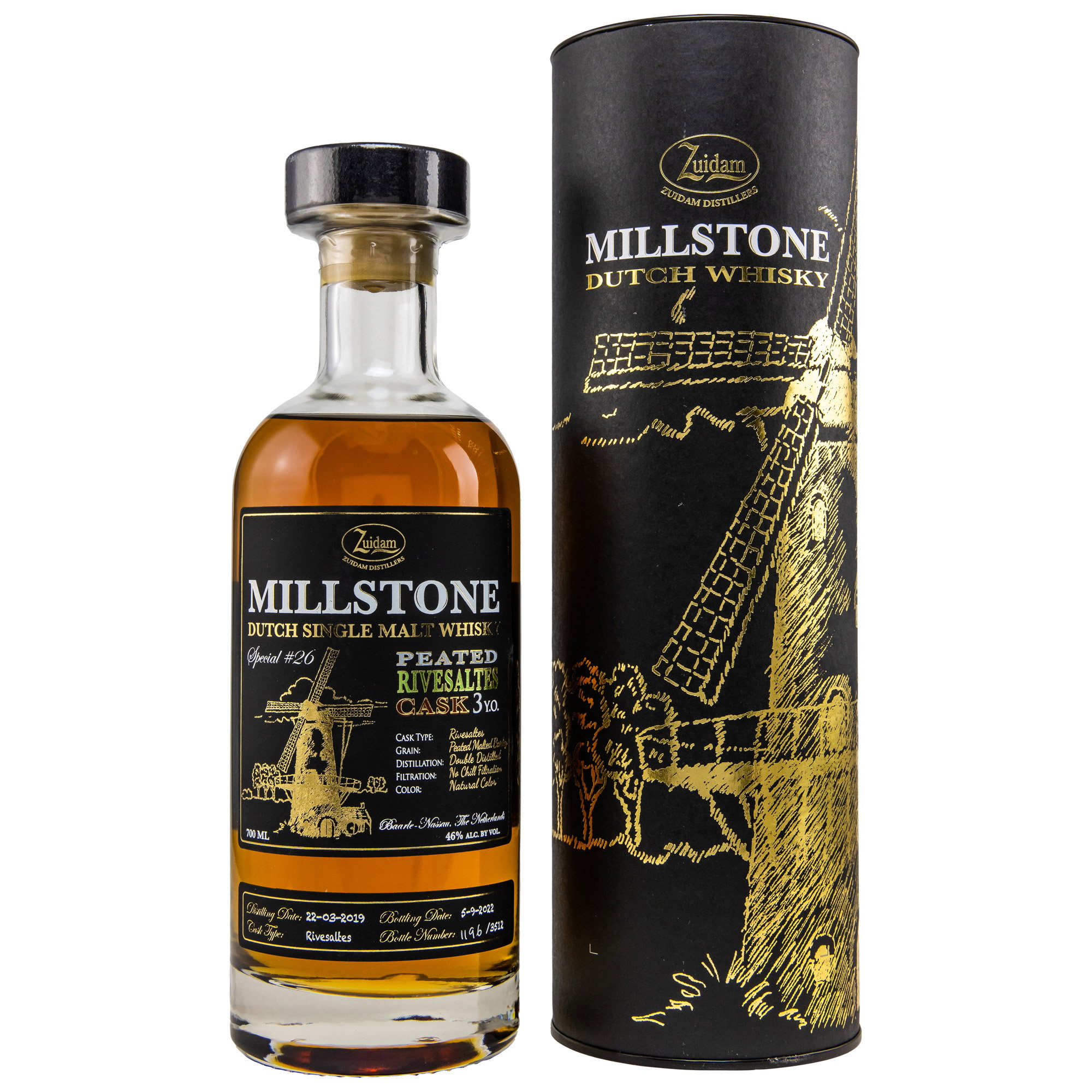 Millstone 2019/2022 - 3 y.o. - Single Malt Peated Rivesaltes Cask - Special #26