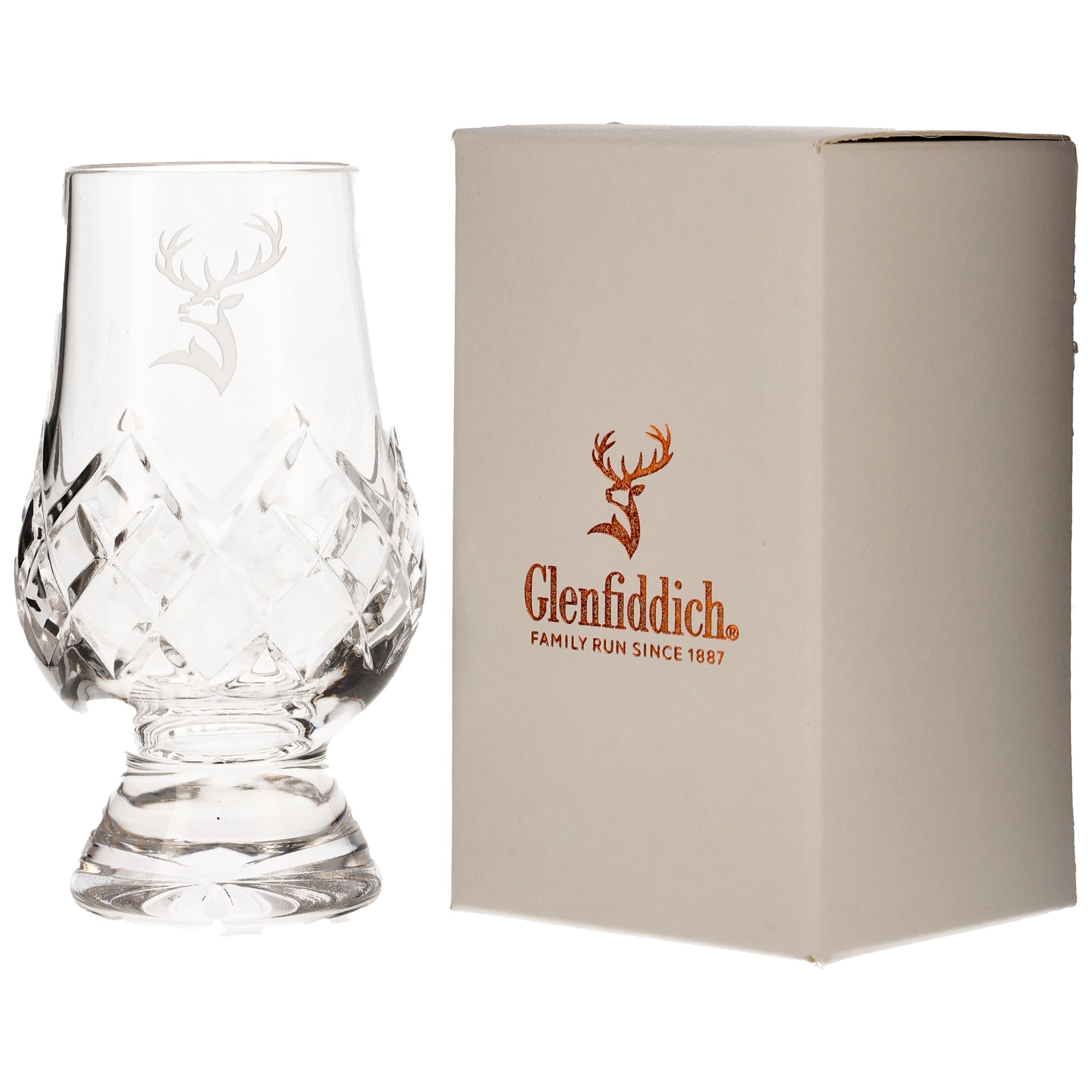 Glenfiddich Glencairn Crystal Cut Glas