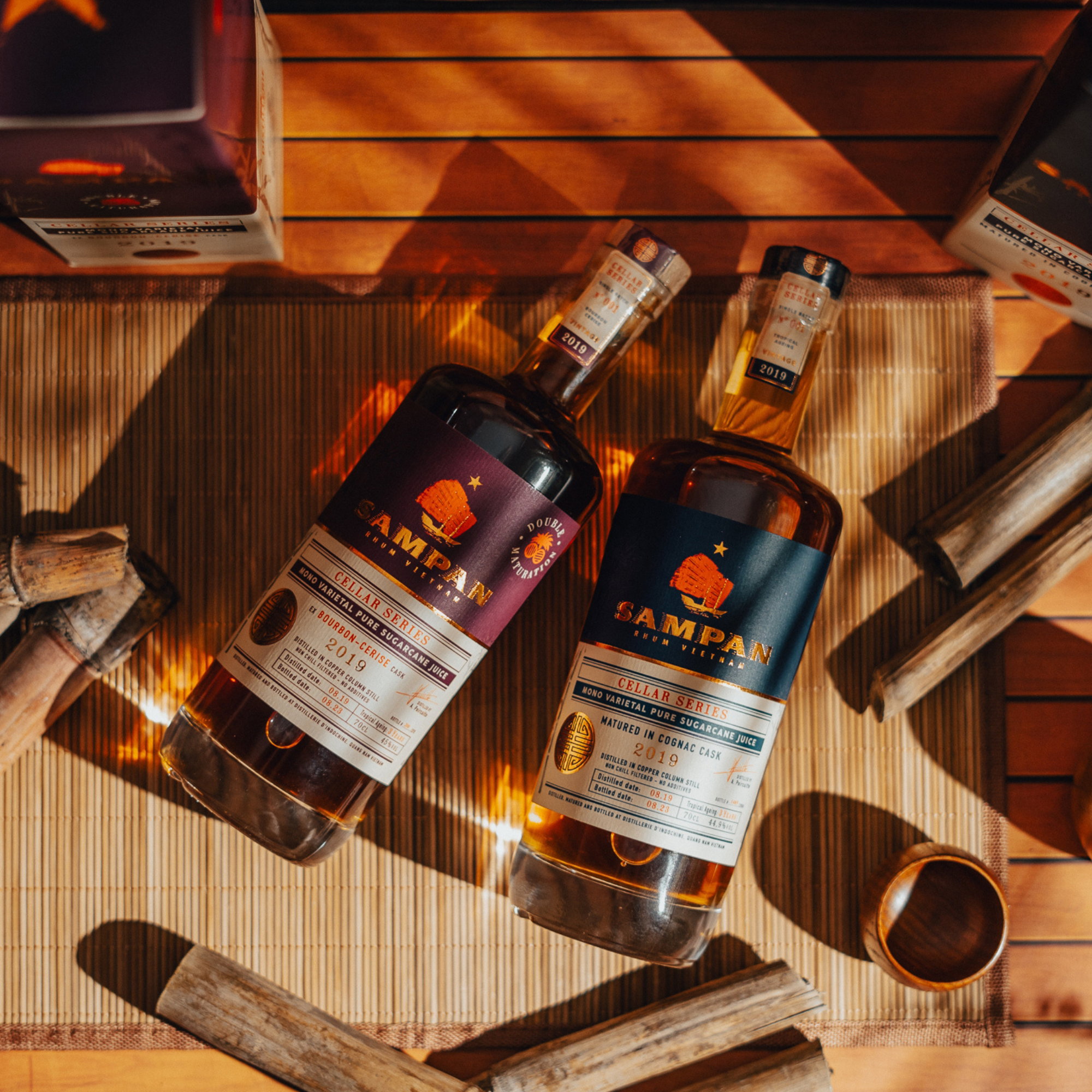 SAMPAN Rhum 2019/2023 - 3 y.o. - Cognac Cask - Cellar Series (Vietnam)