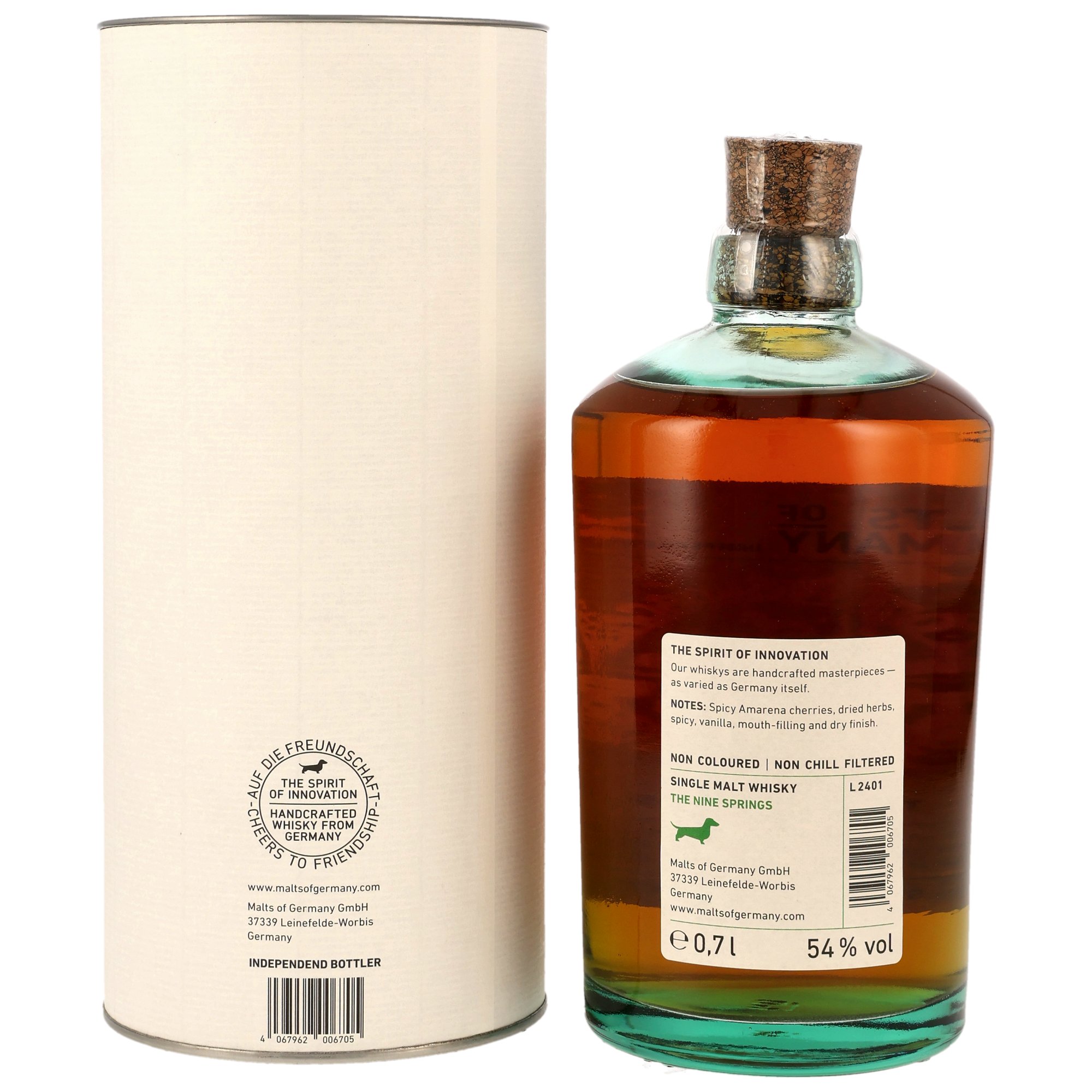 The Nine Springs 6 y.o. Batch #2 - American and German(Spessart) Casks - Malts of Germany