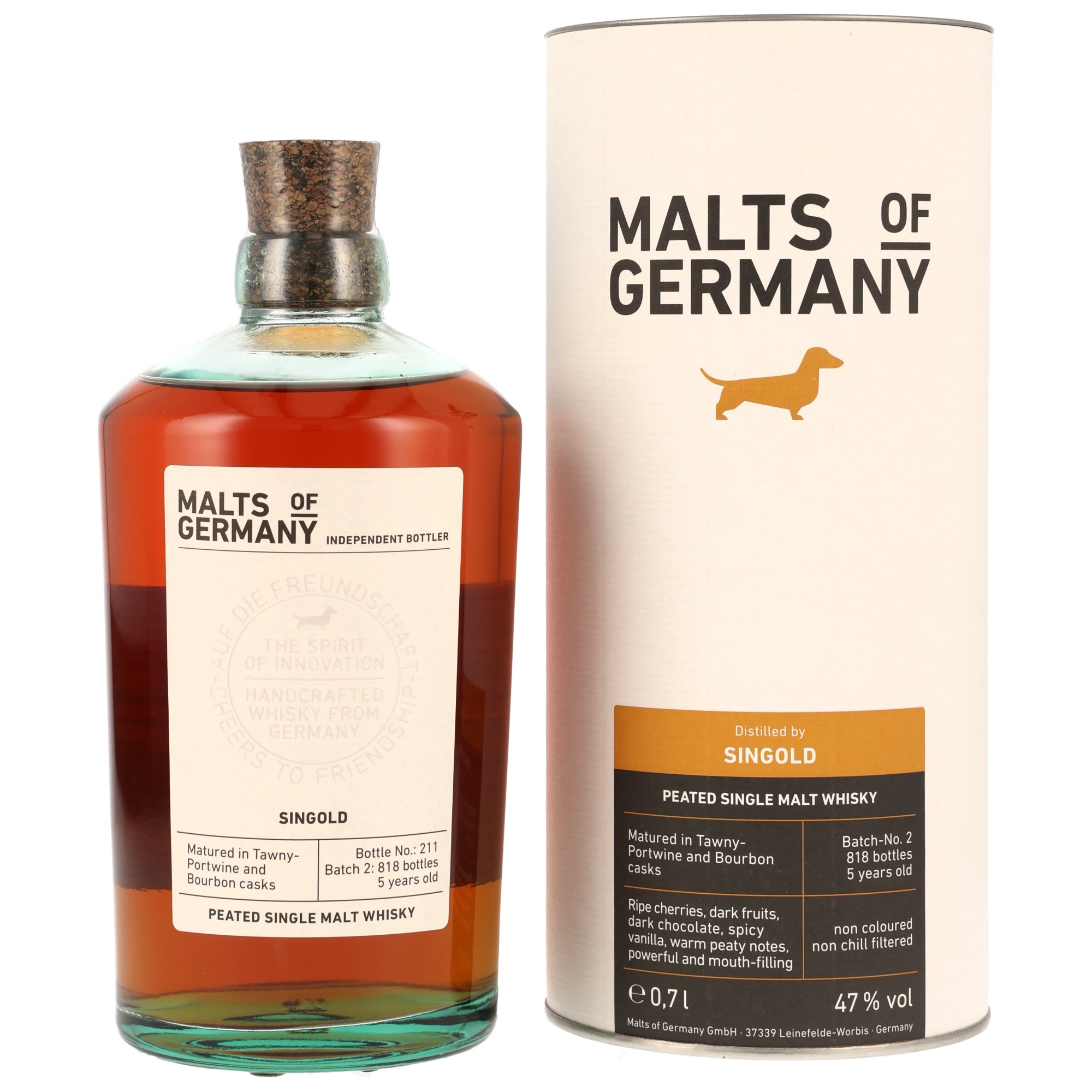 Singold 5 y.o. Batch #2 Single Malt Whisky - Malts of Germany