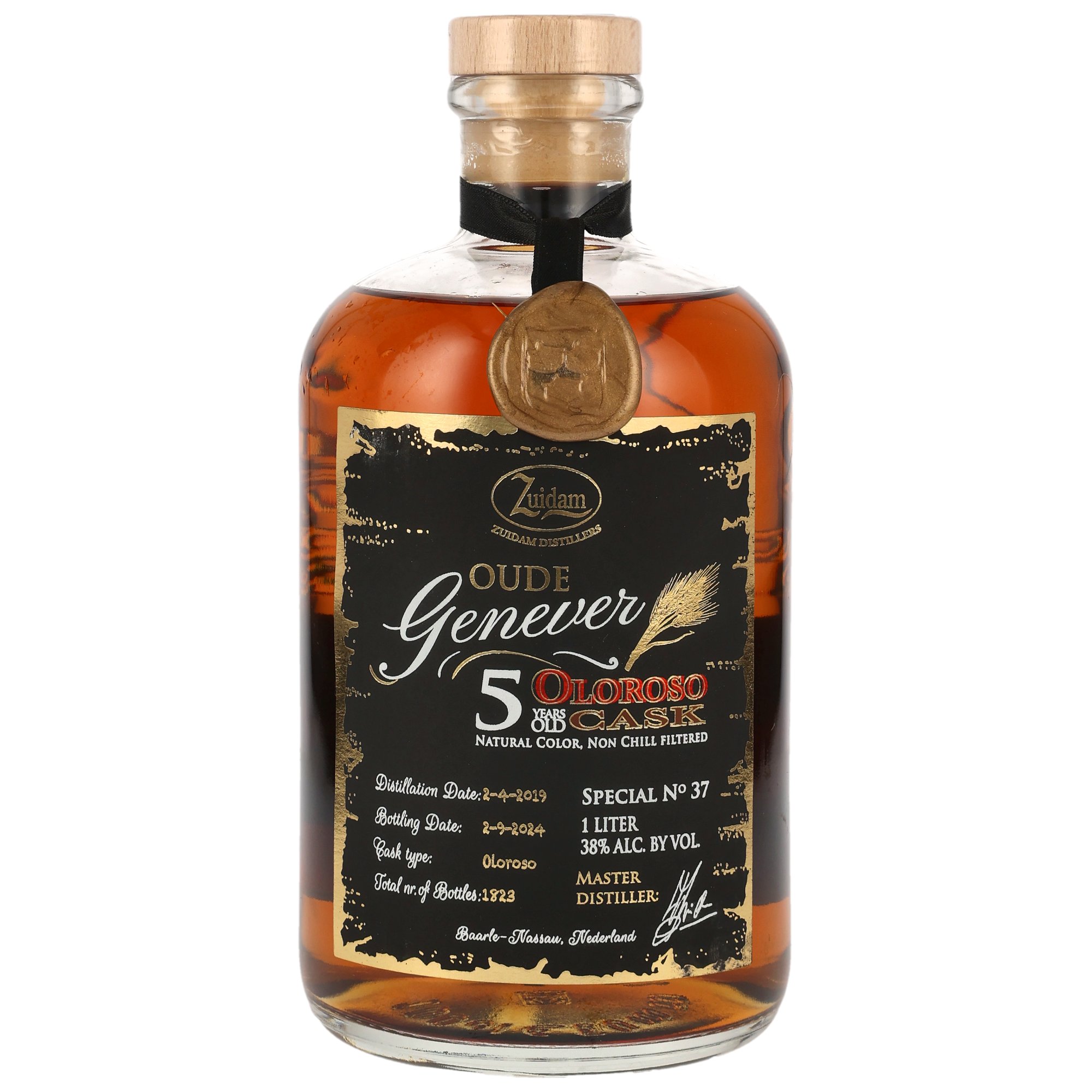 Zuidam Oude Genever 2019/2024 - 5 y.o. - Oloroso Cask Special No. 37 - LITER