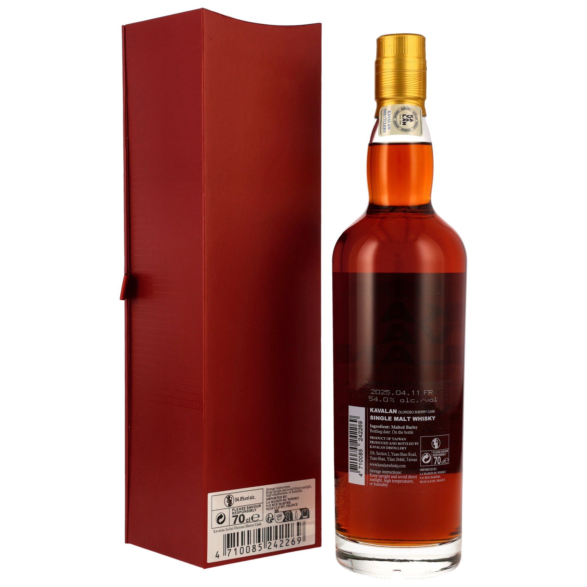Kavalan Solist / Oloroso Sherry Cask - 54%
