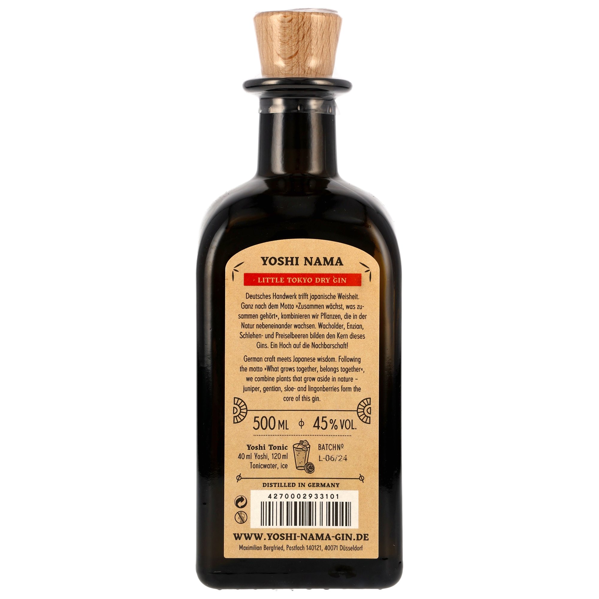 Yoshi Nama Little Tokyo Dry Gin