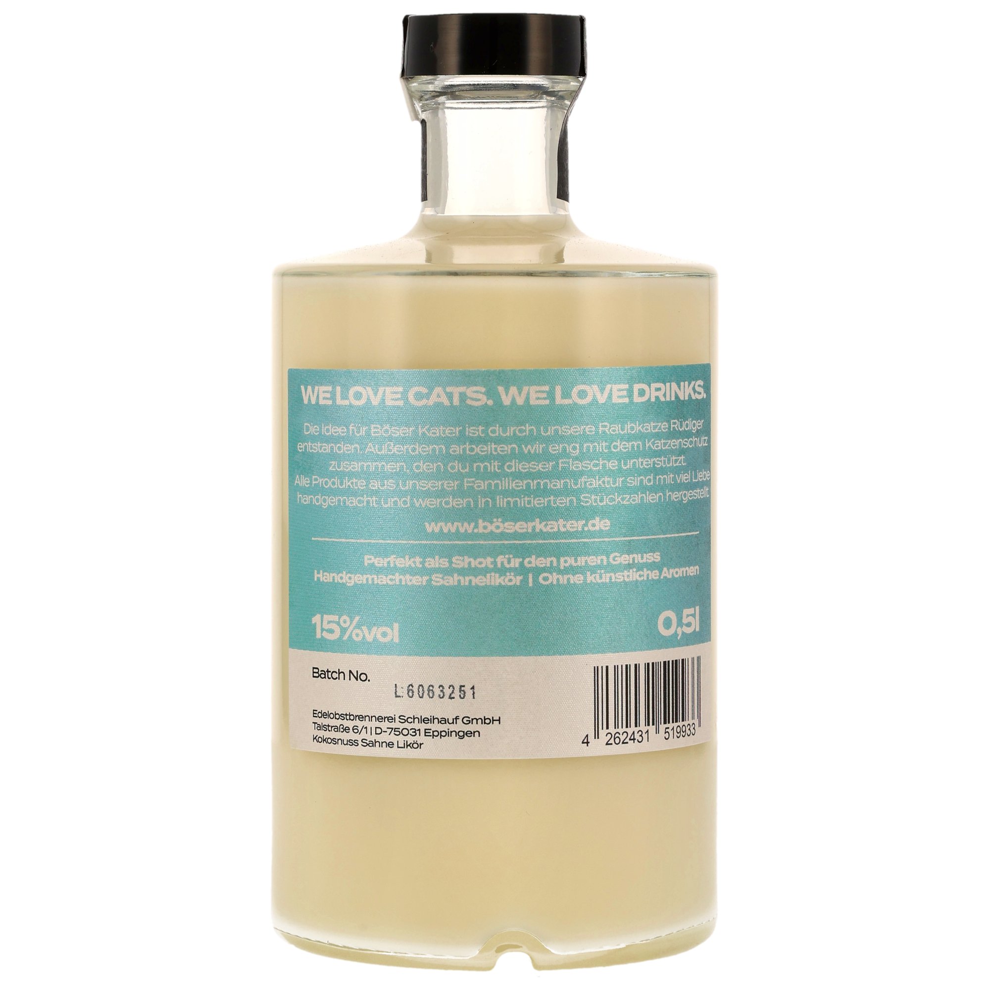 Böser Kater Coconut Sahne Likör