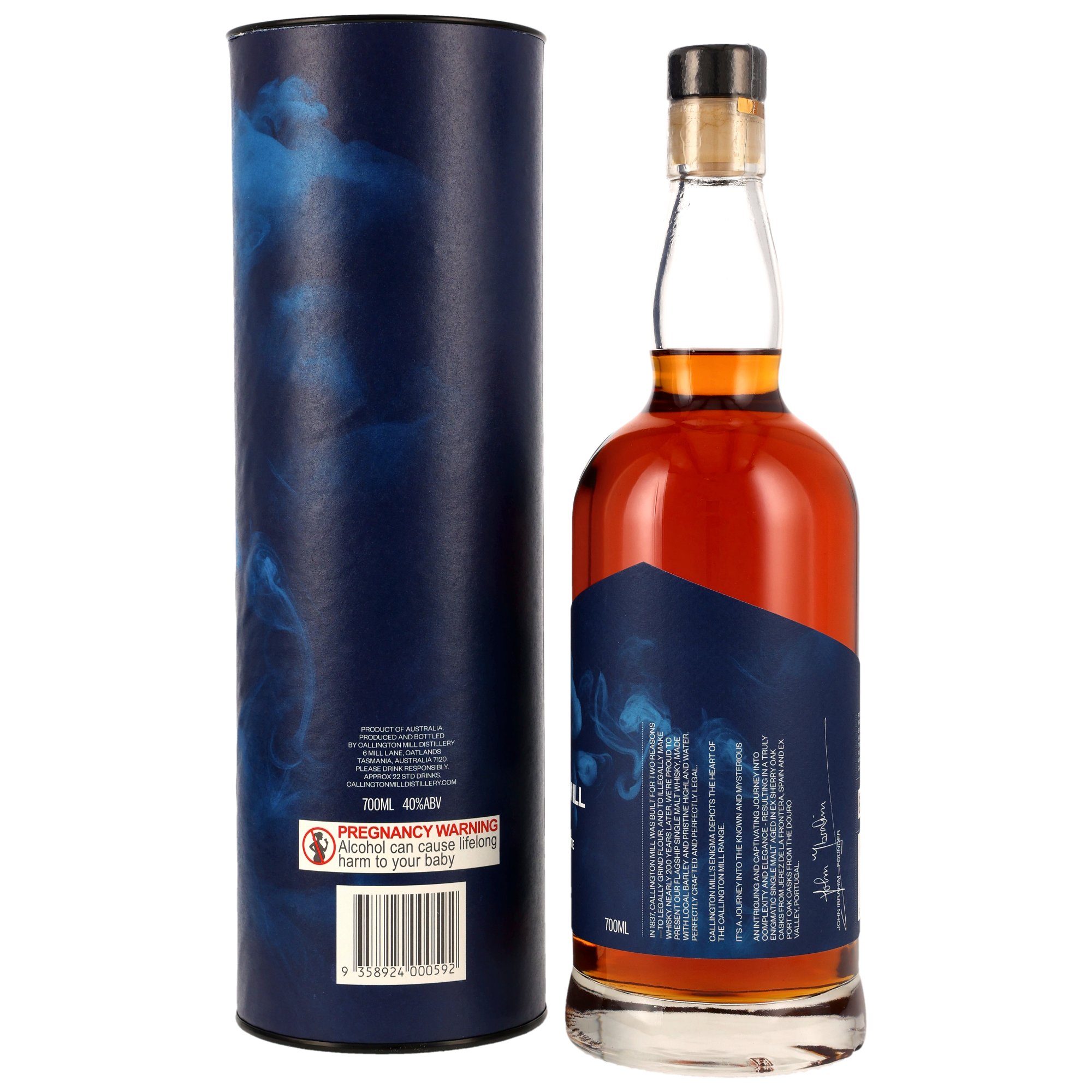 Callington Mill Enigma Single Malt - Sherry & Port Casks