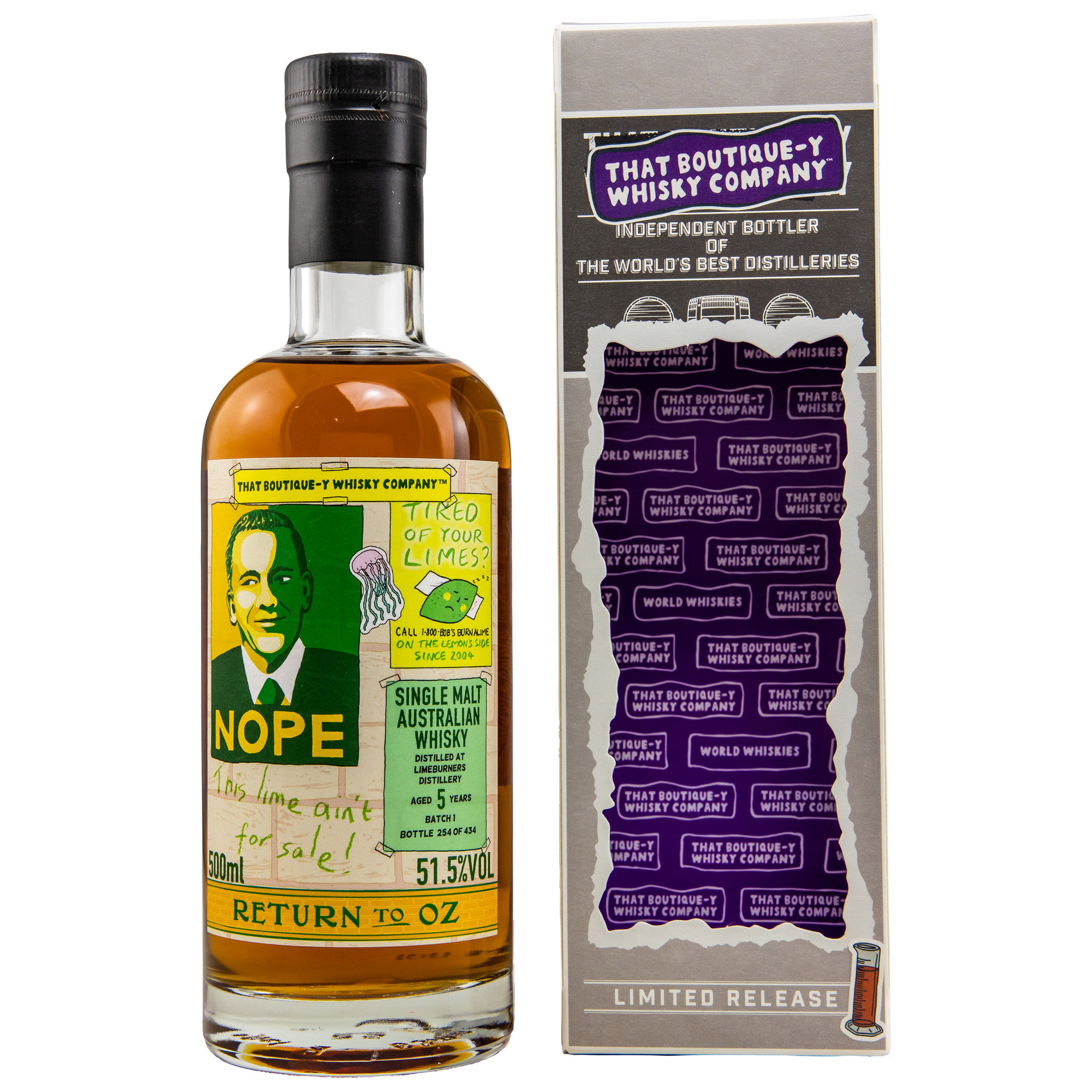 Limeburners 5 y.o. - Batch 1 (That Boutique-y Whisky Company)
