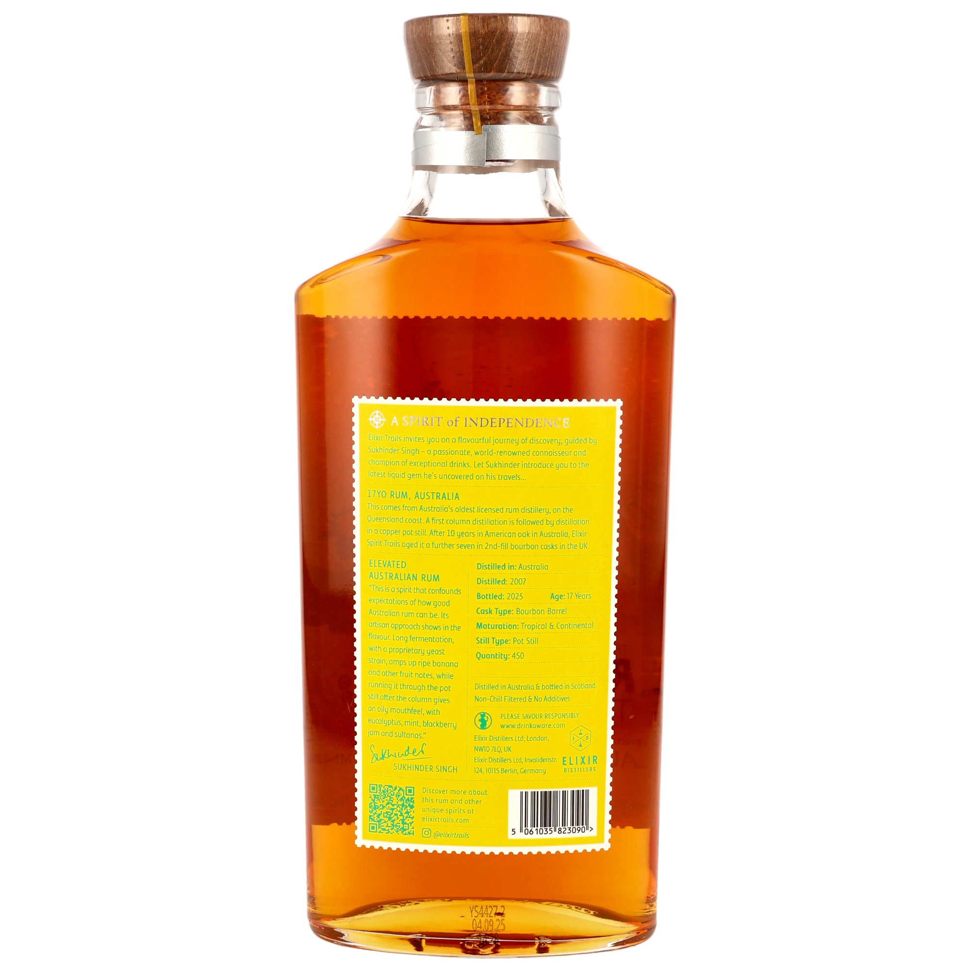 Australia 2007/2025 - 17 y.o. (The Rum Trail)