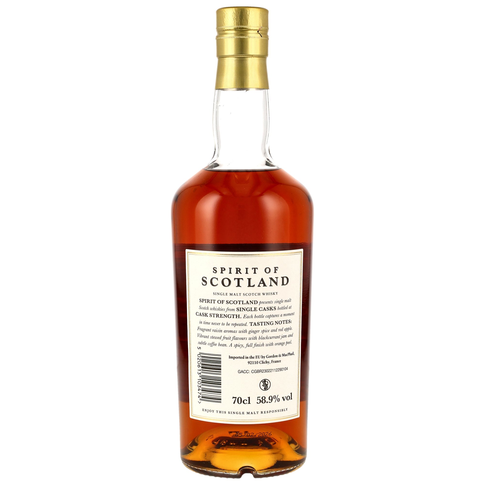 Glen Grant 2013/2026 - 12 y.o. - 1st Fill Sherry Hogshead #10026 - G&M Spirit of Scotland