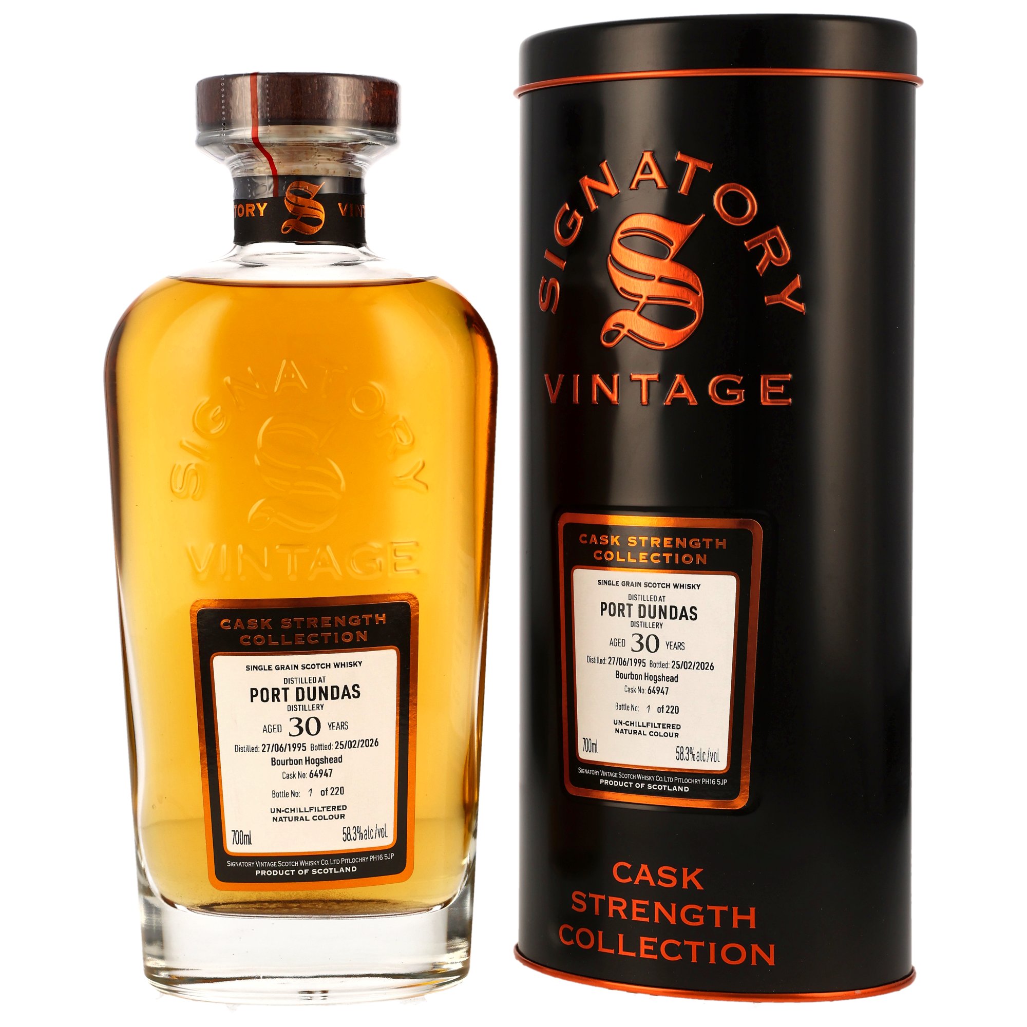 Port Dundas 1995/2026 - 30 y.o. - Bourbon Cask #64947 - Sig CS