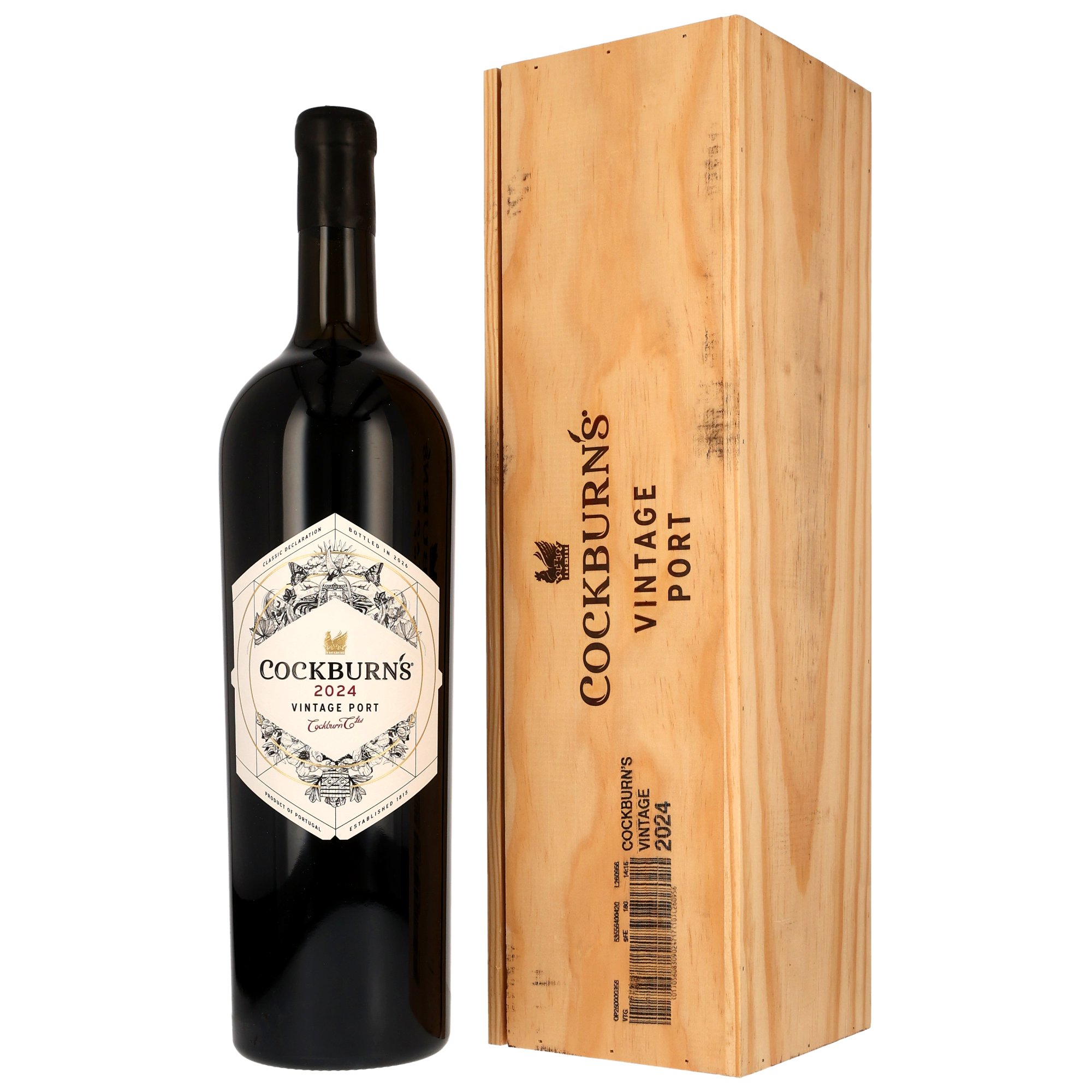 Cockburns 2024 Vintage Port in Einzel-Holzbox  3L