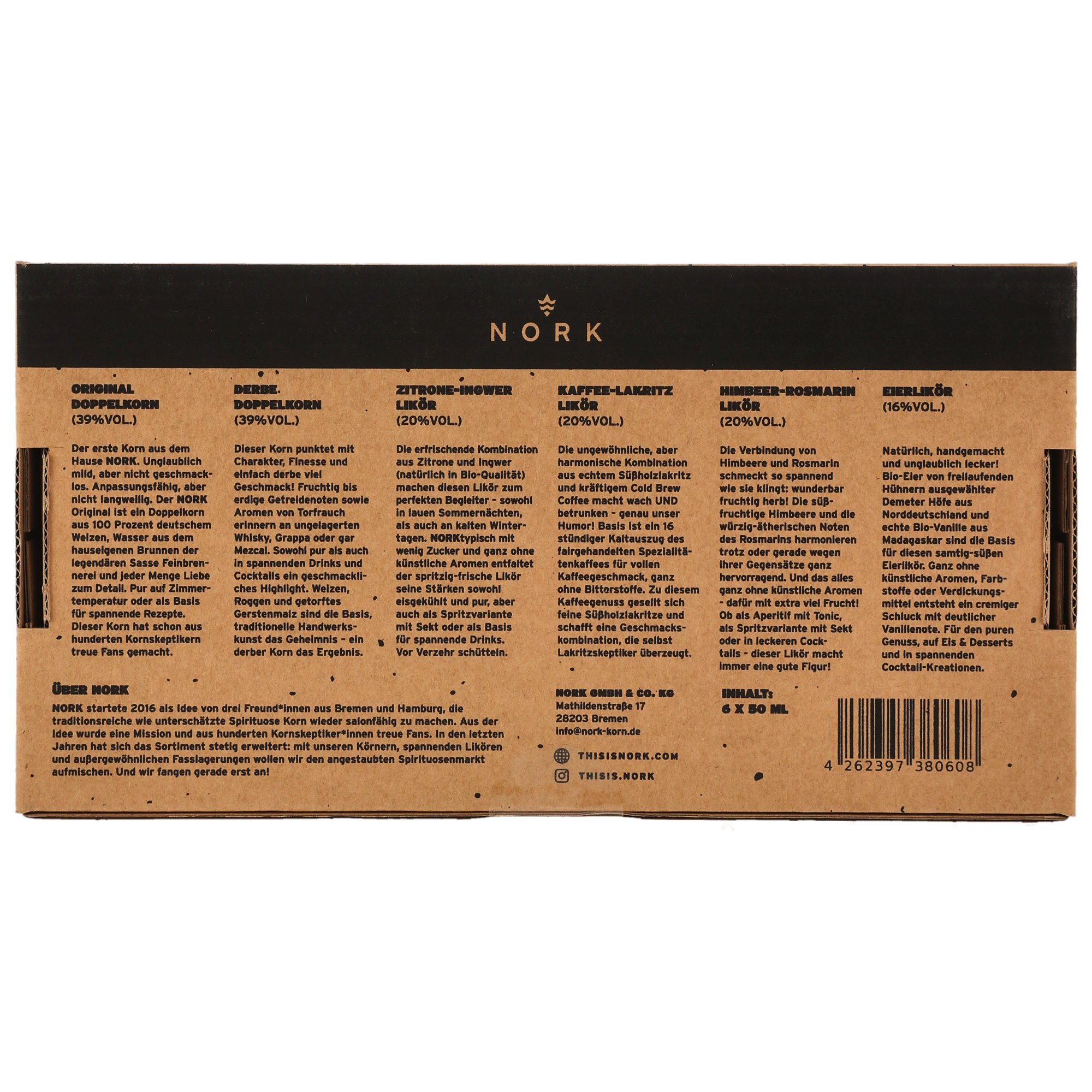 NORK Sortiment 6x0,05l "Irgendwas ist immer"