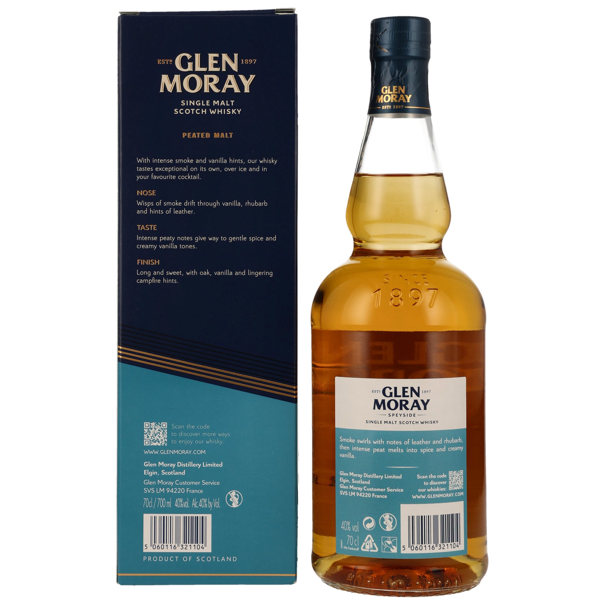 Glen Moray Elgin Classic Peated - neue Ausstattung