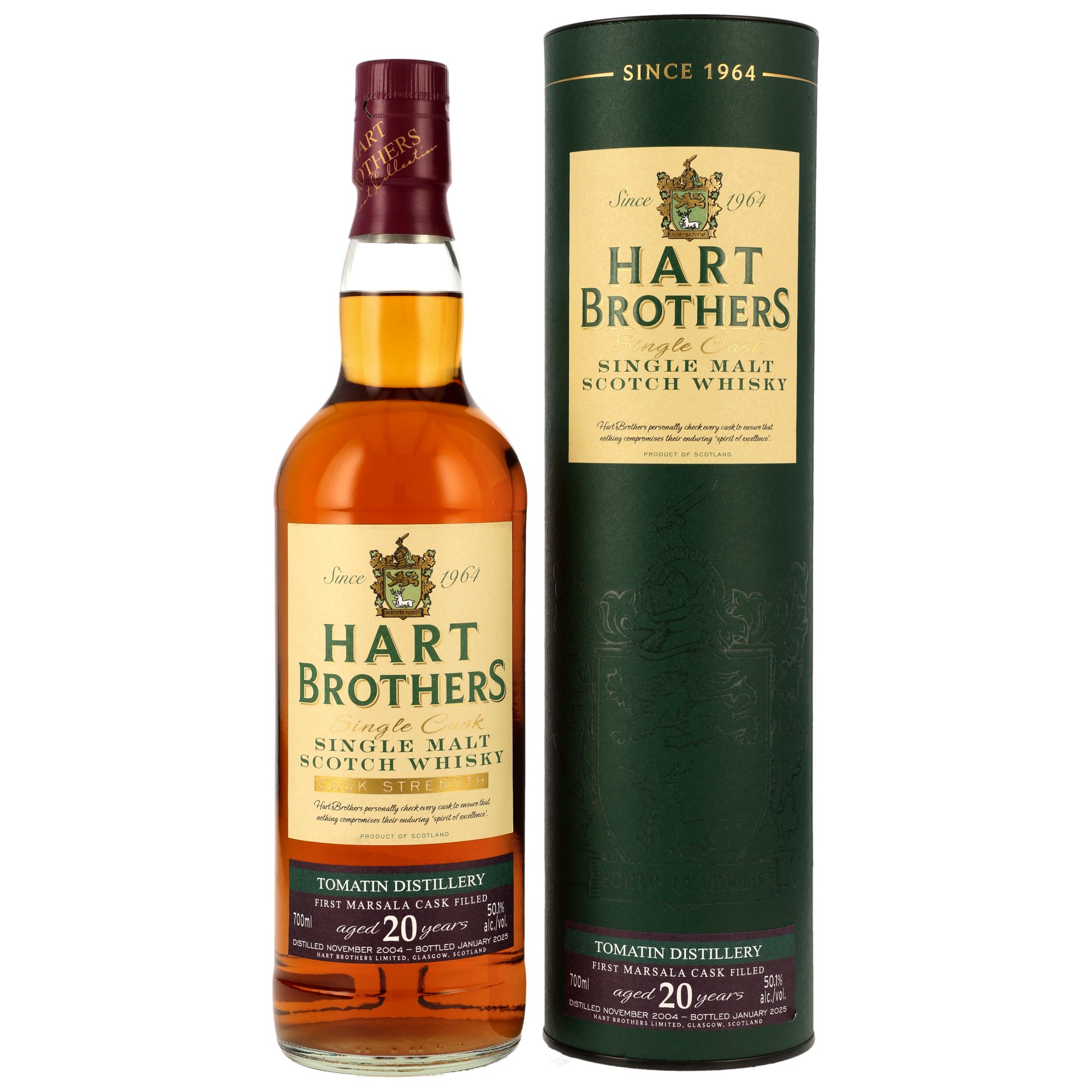 Tomatin 2004/2025 - 20 y.o. - 1st Fill Marsala Cask - Hart Brothers