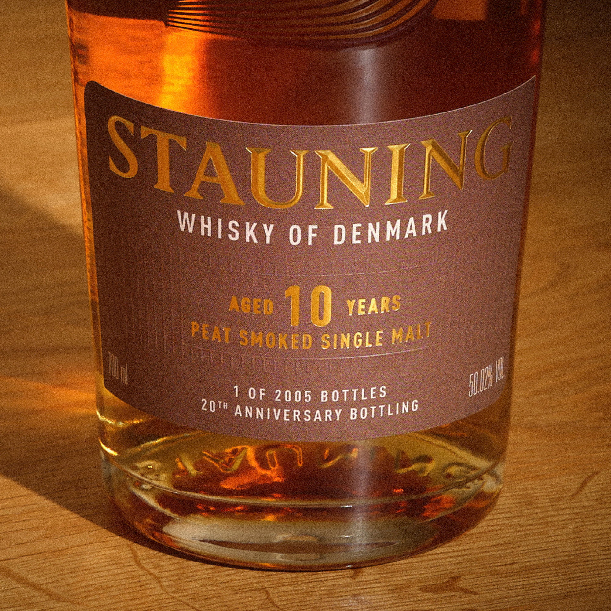 Stauning 10 y.o. - Peat Smoked Danish Single Malt - 20th Anniversary Bottling