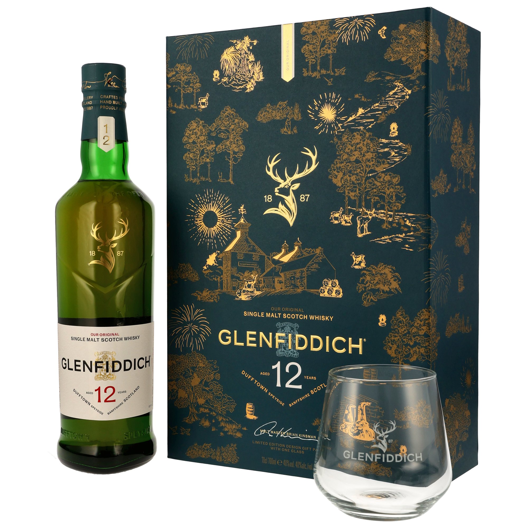 Glenfiddich 12 y.o. Limited Edition Design 2026 mit Tumbler