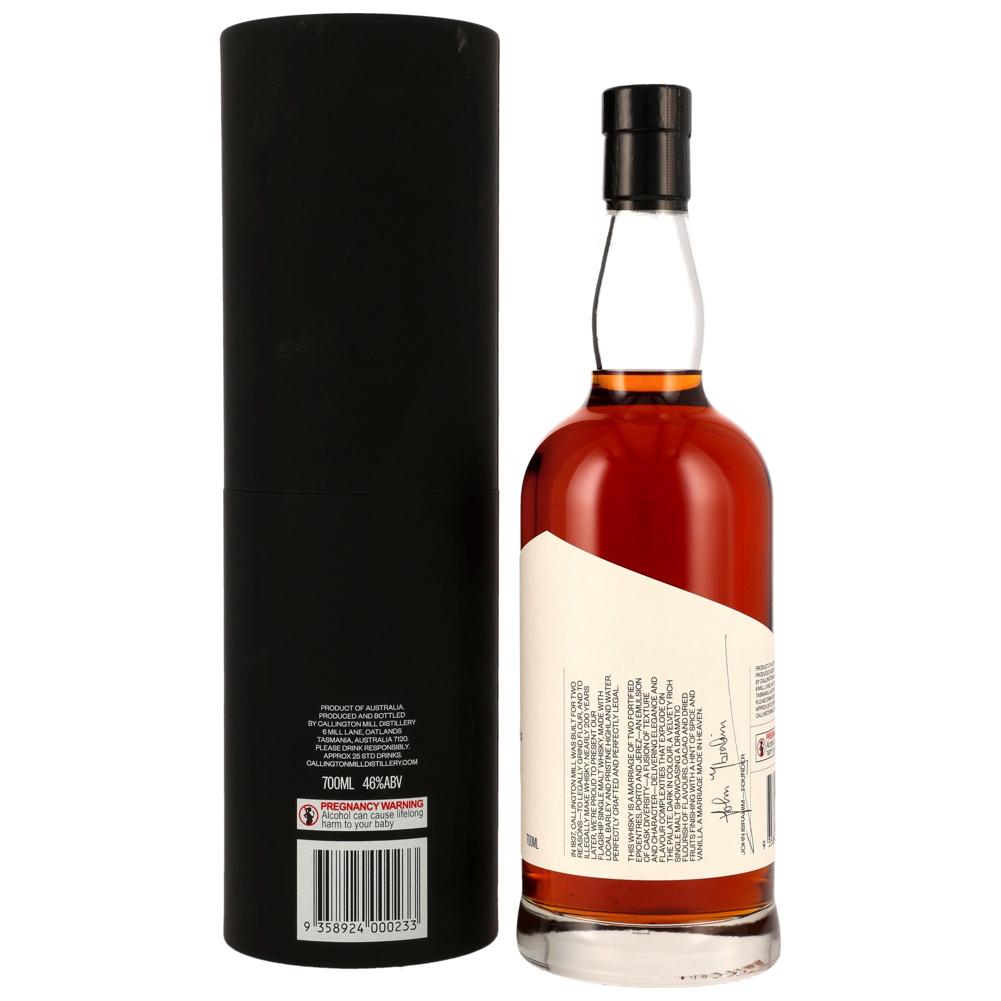 Callington Mill Fusion Single Malt - Sherry & Port Casks