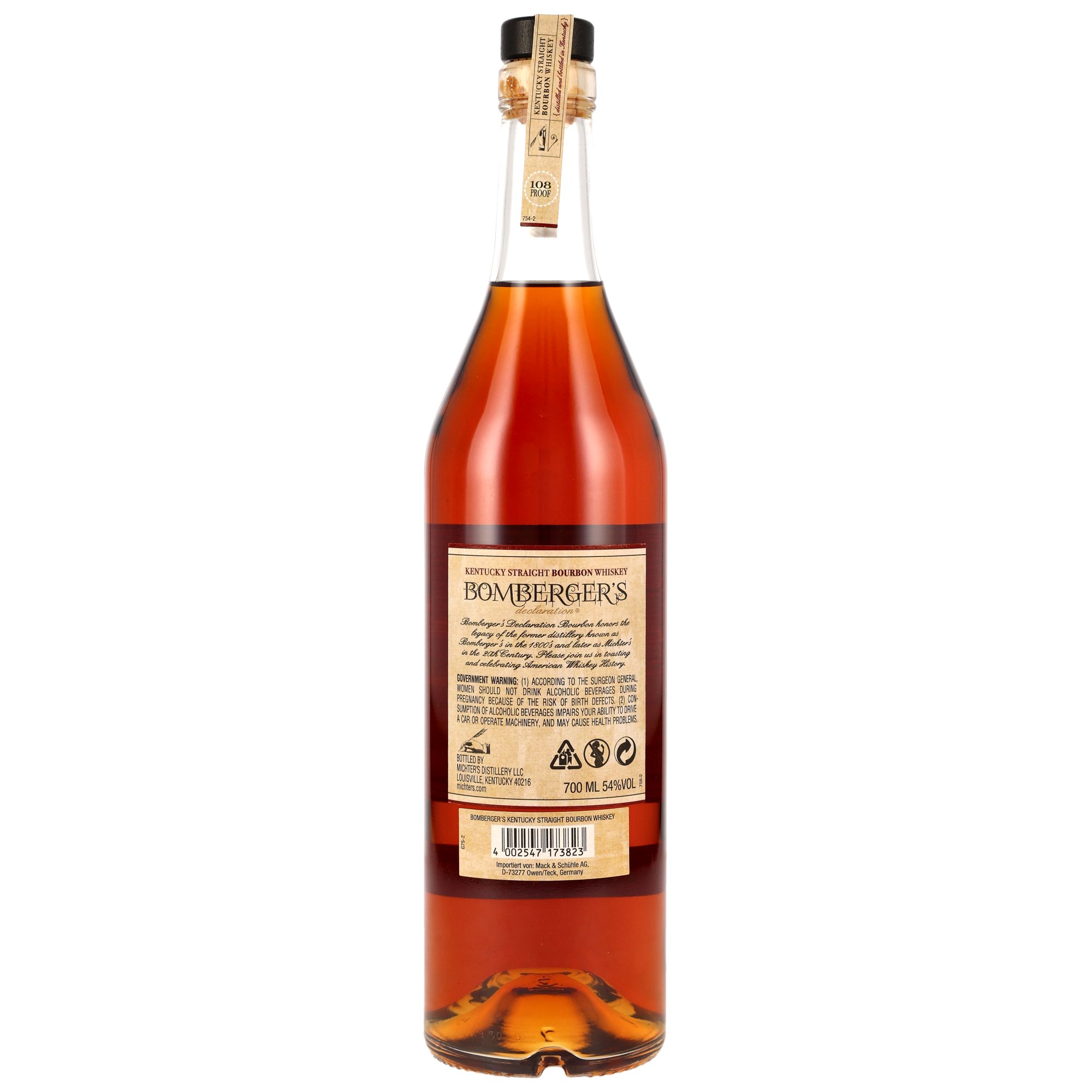 Bomberger´s Declaration Kentucky Straight Bourbon 2025