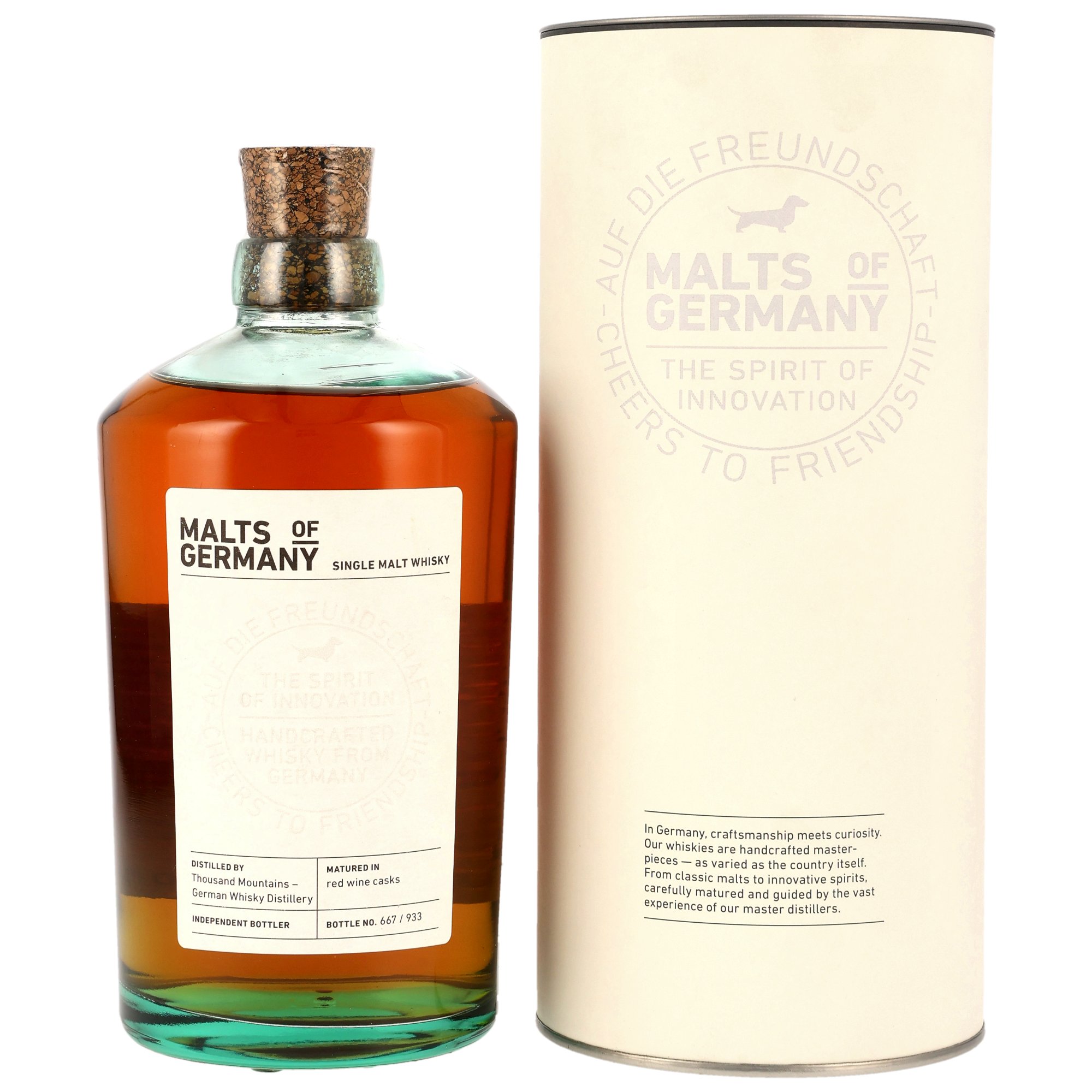 Thousand Mountains 5 y.o. Batch #1 - Red Wine Casks - Malts of Germany