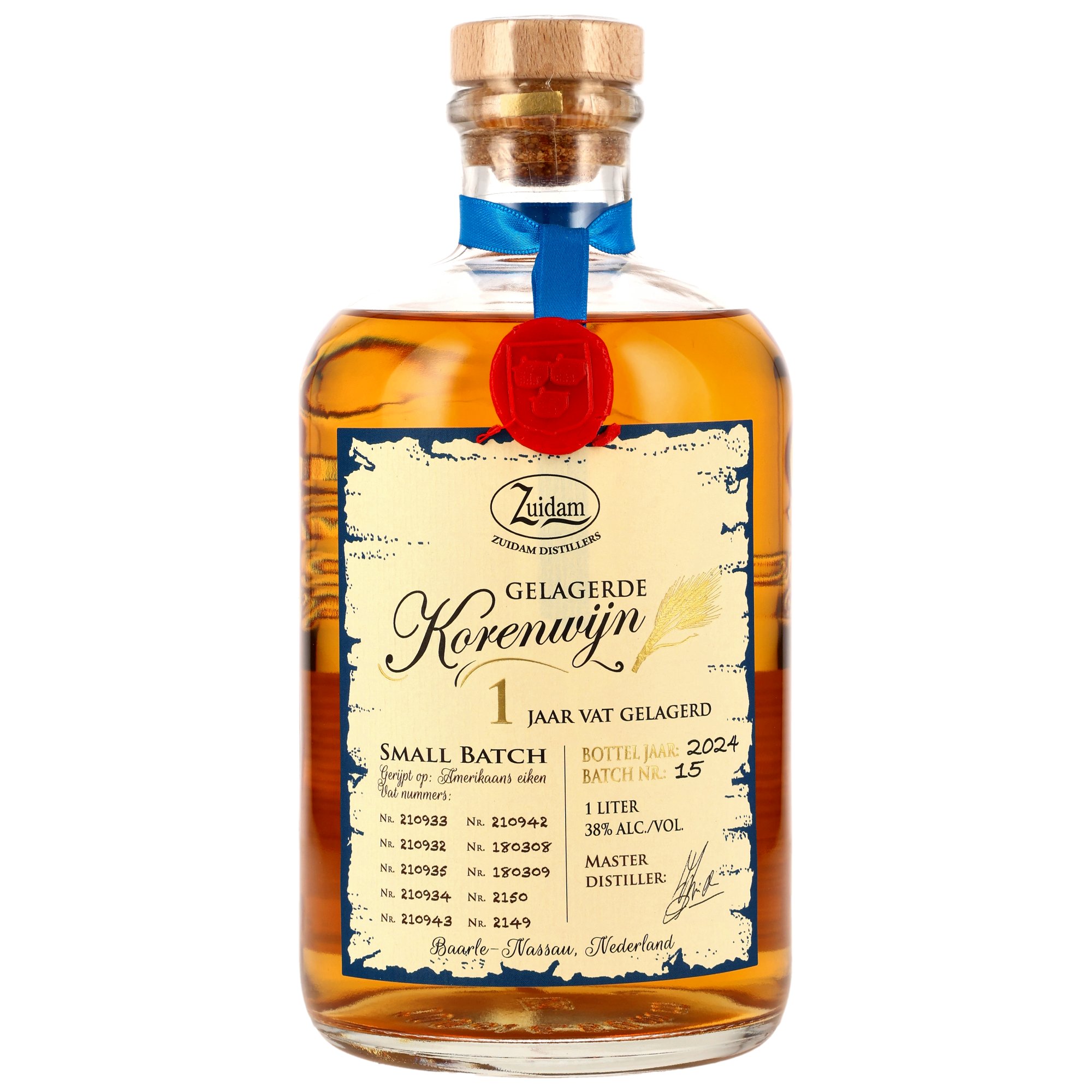 Zuidam Korenwijn Genever 1 y.o. - LITER