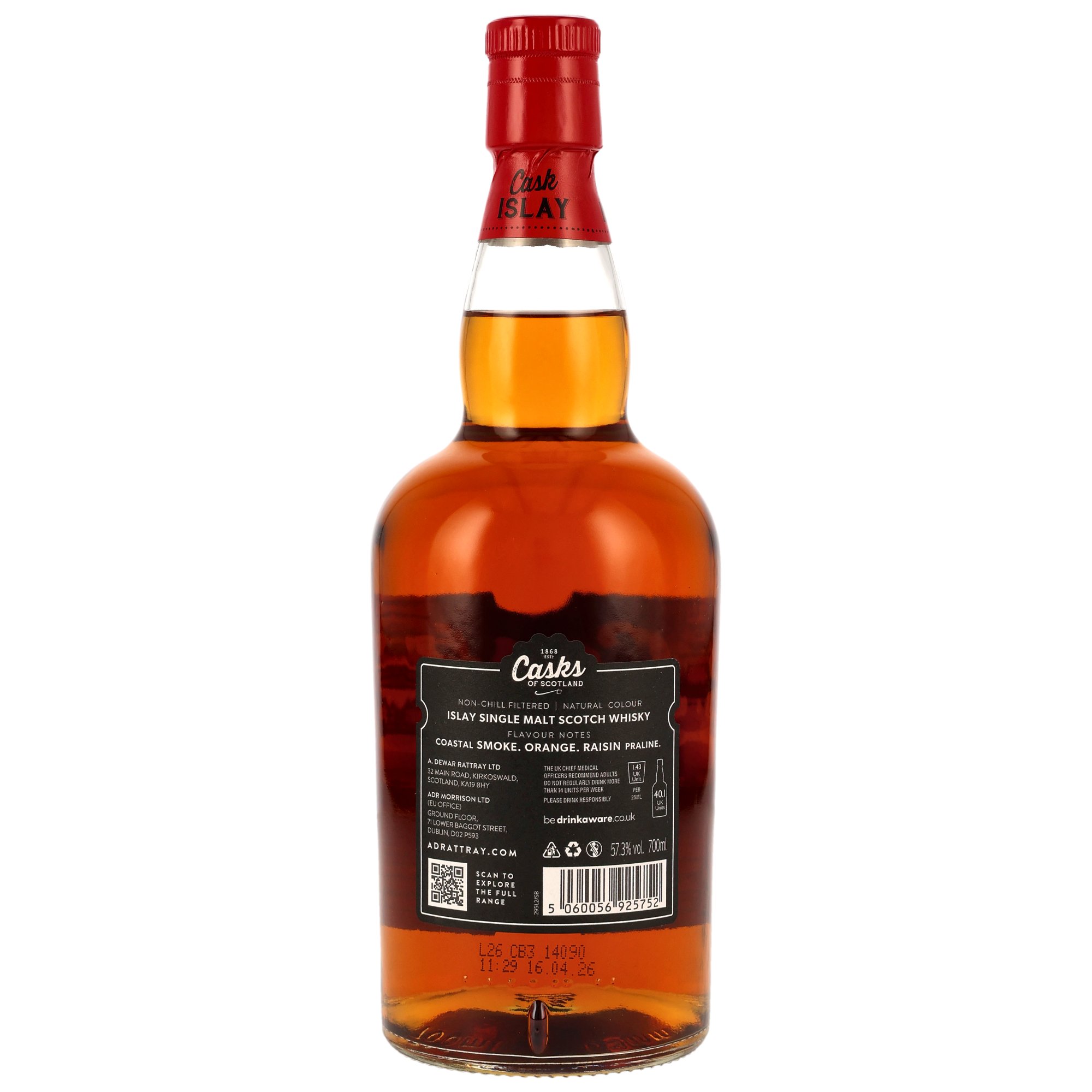 Cask Islay 10 y.o. Single Malt - Sherry Cask Strength - A.D. Rattray