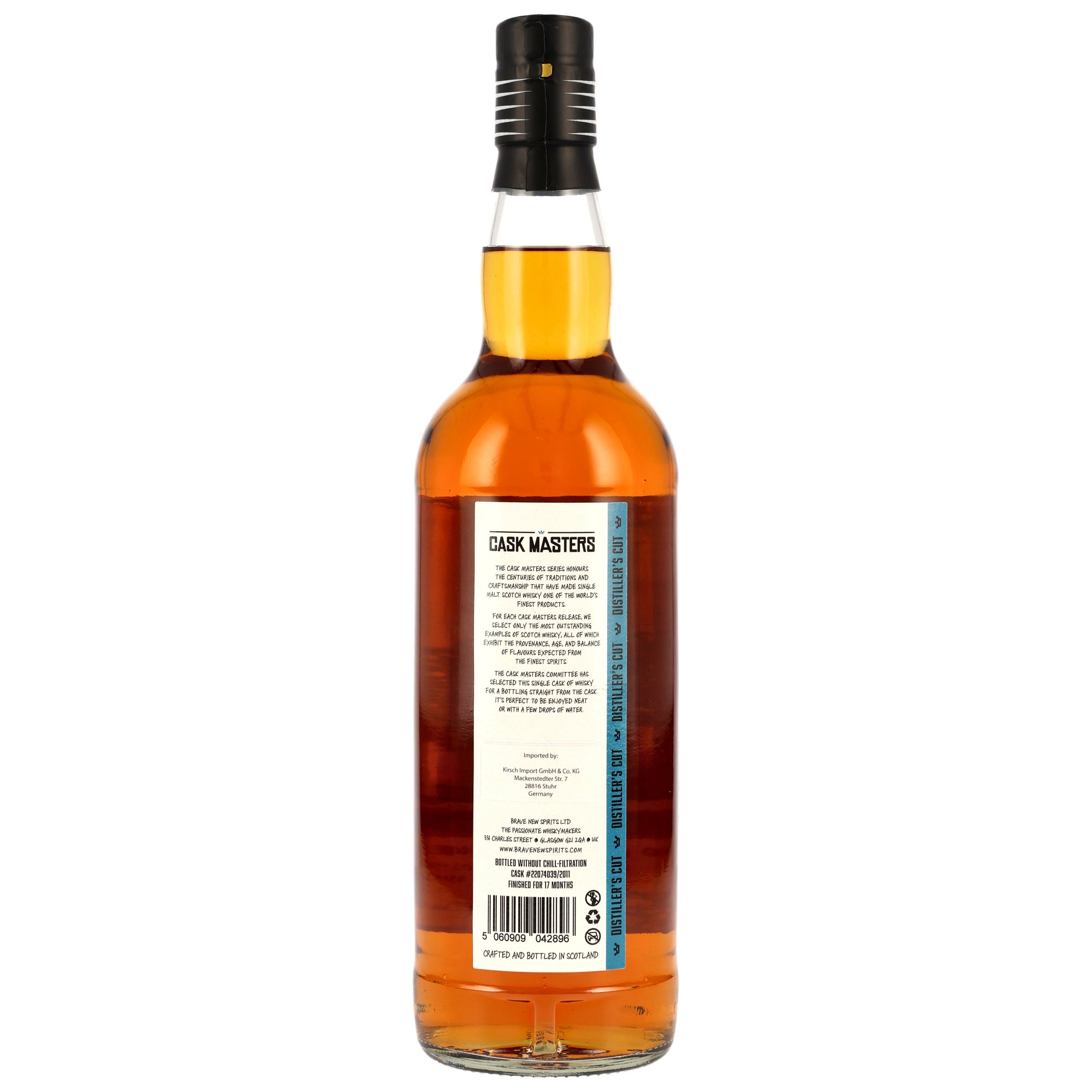 Auchroisk 2011/2025 - 13 y.o. - 1st Fill Oloroso Barrique #22074039/2011 - Cask Masters - Brave New Spirits